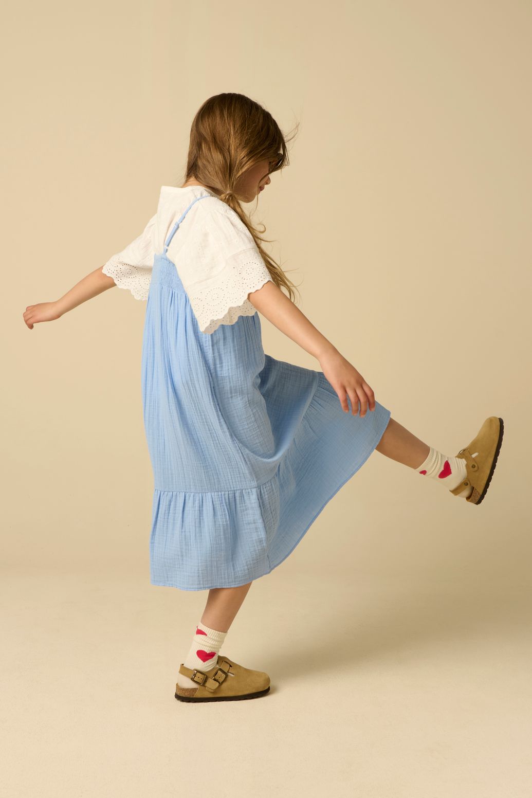 Maxi-Kleid - hellblau