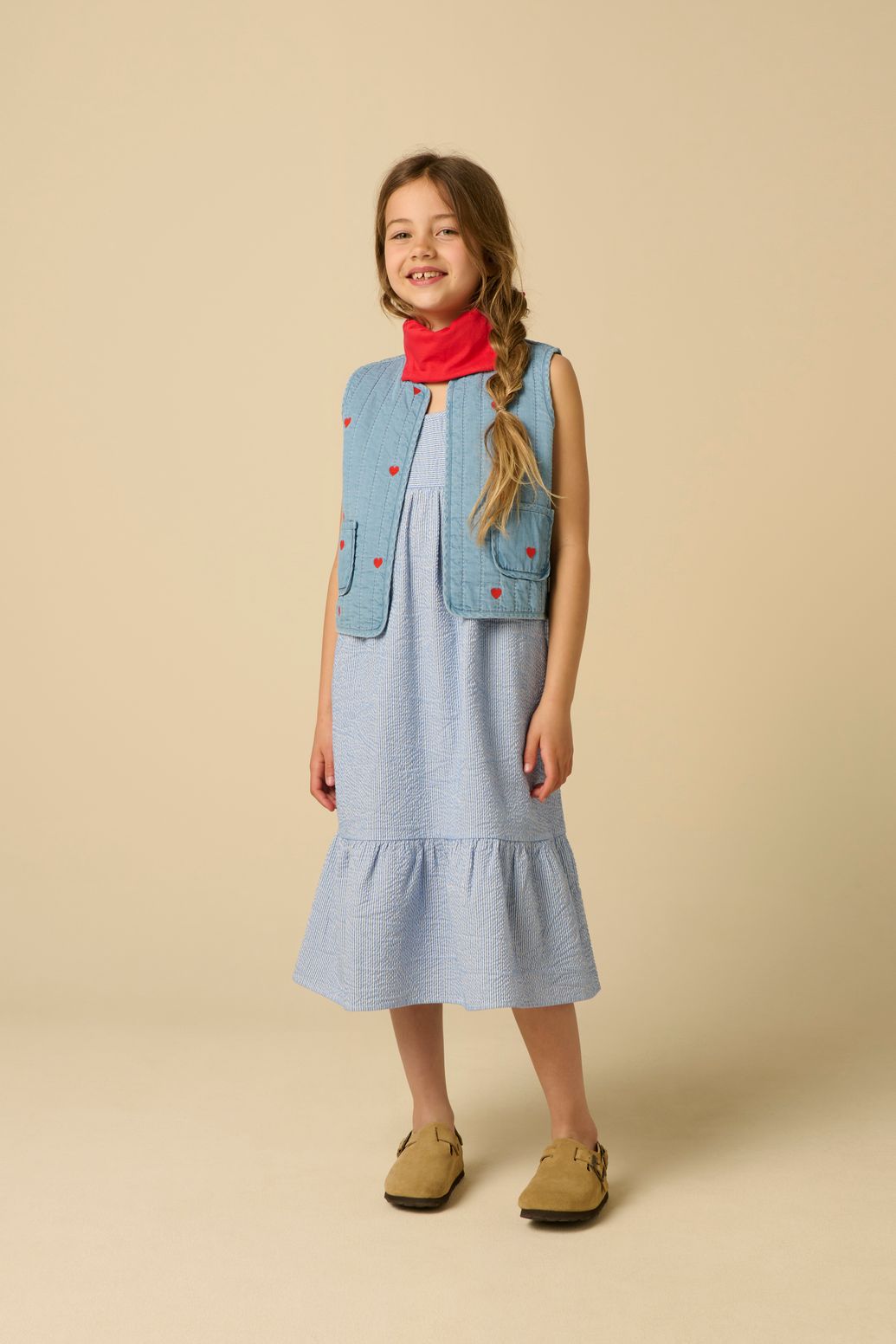 Maxi-Kleid - hellblau