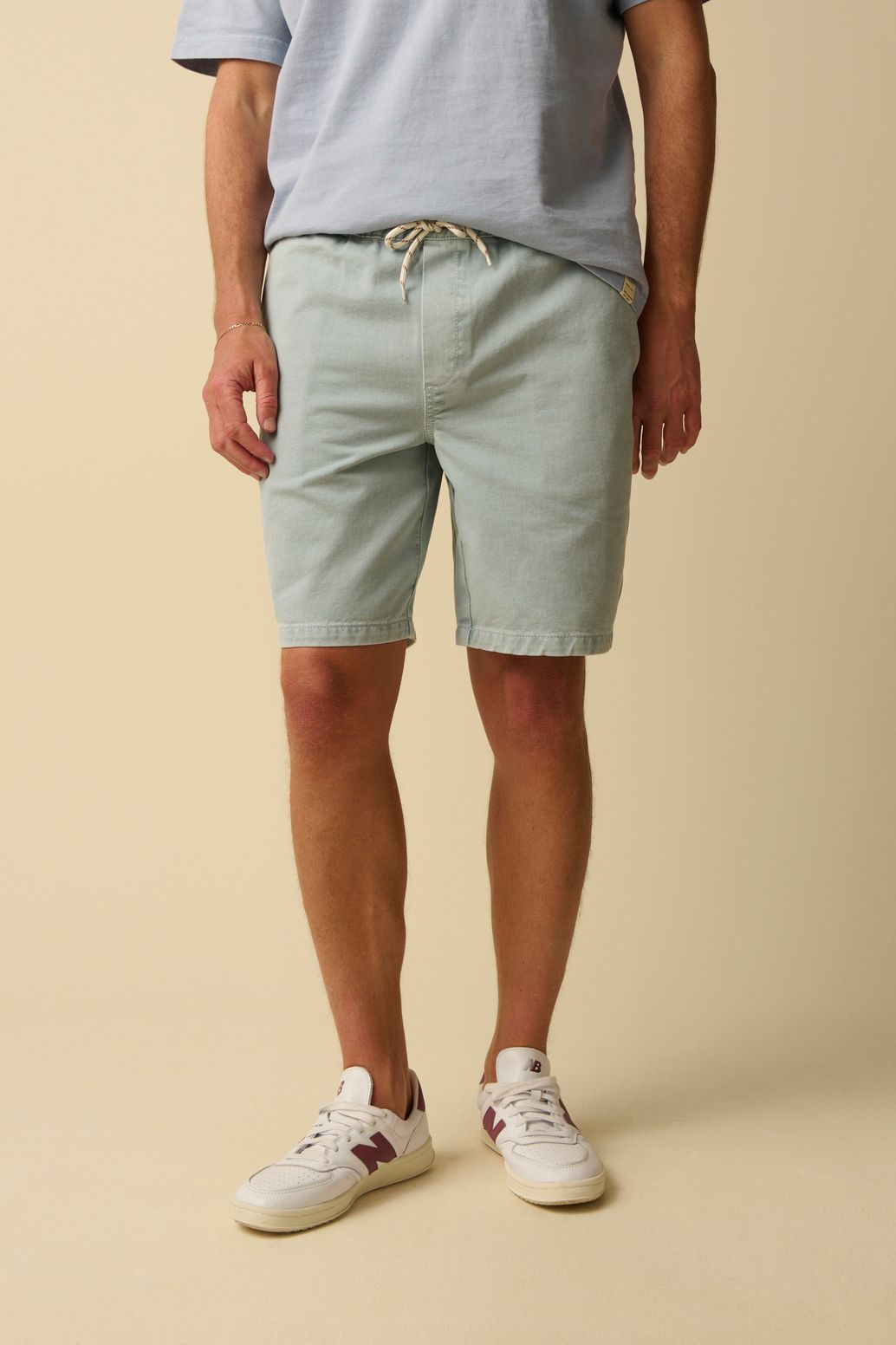Lichtblauwe short
