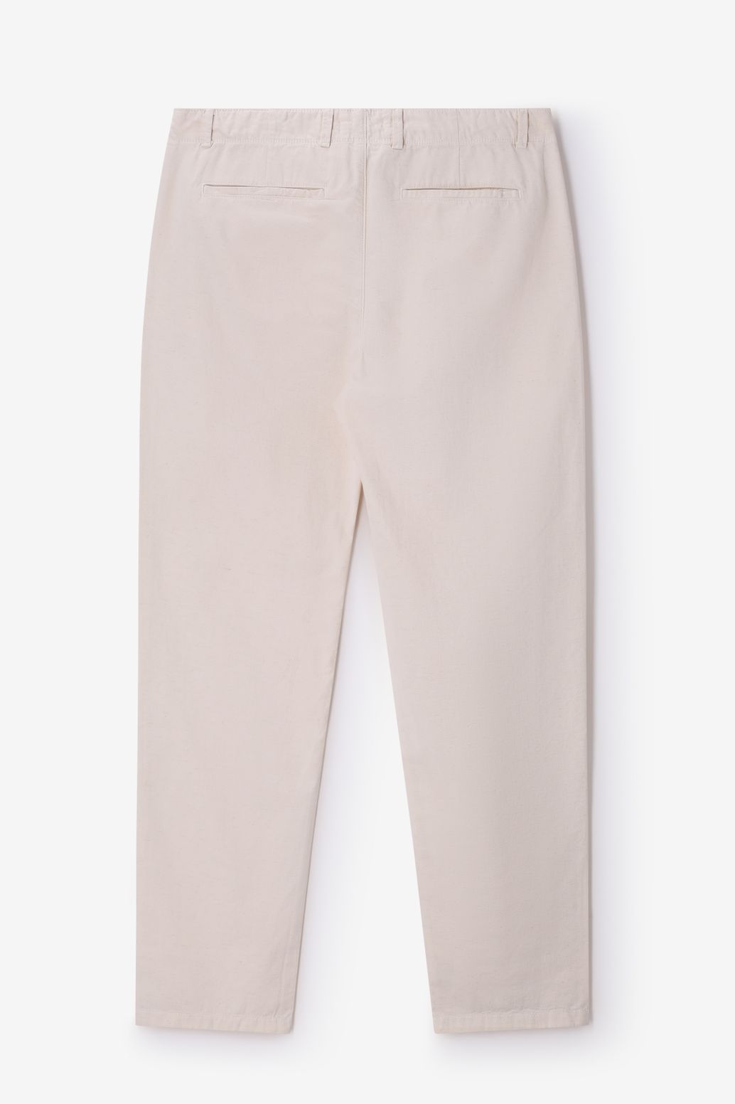 Witte mid-rise chino