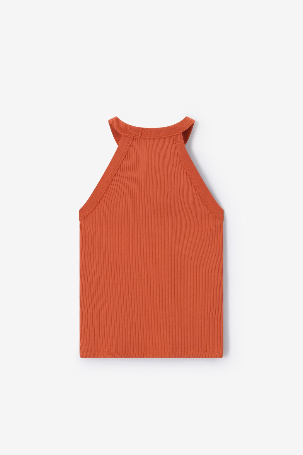 Donkeroranje halter singlet