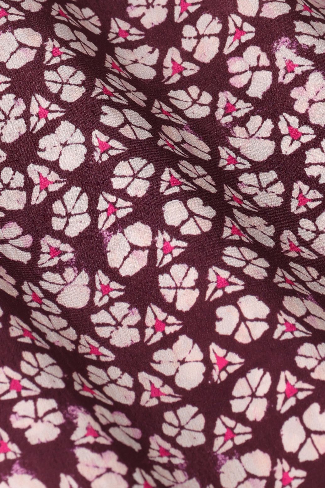 Short avec imprimé - rouge foncé