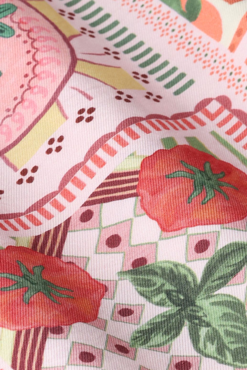 Multicolour maxi jurk met print