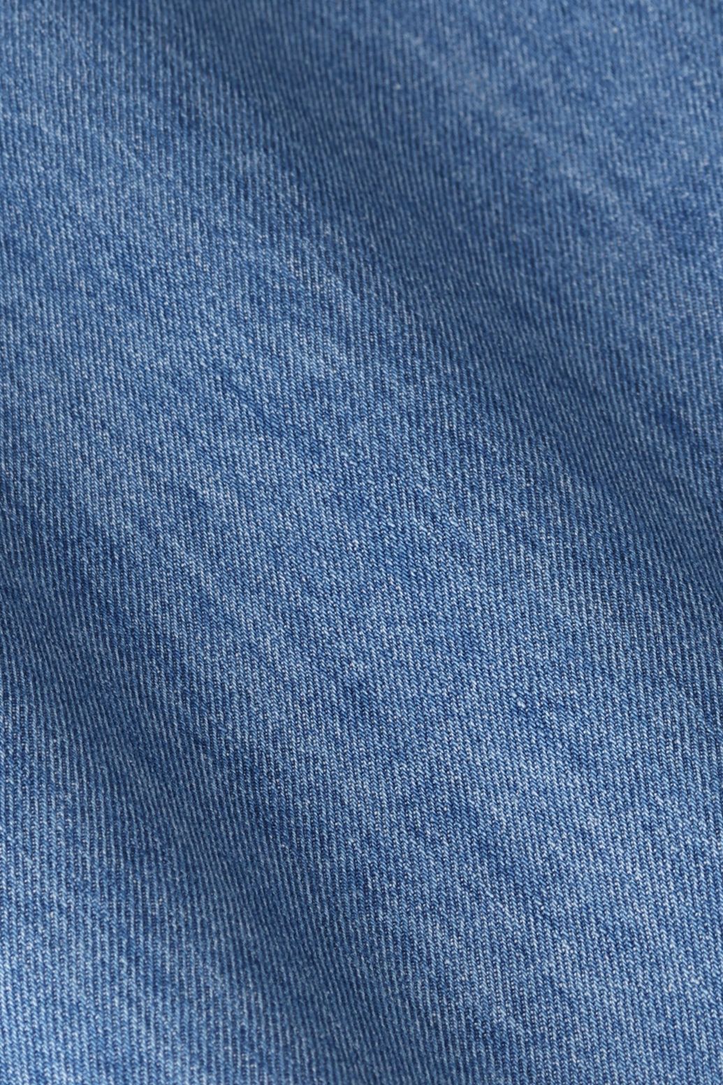 Blauwe denim jurk