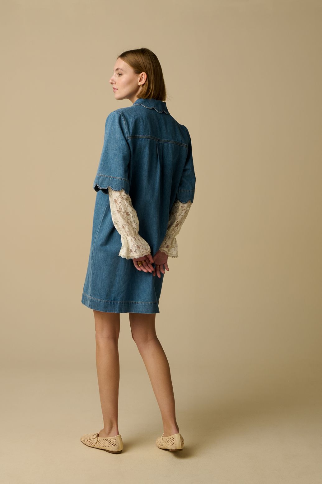 Robe en jean - bleu