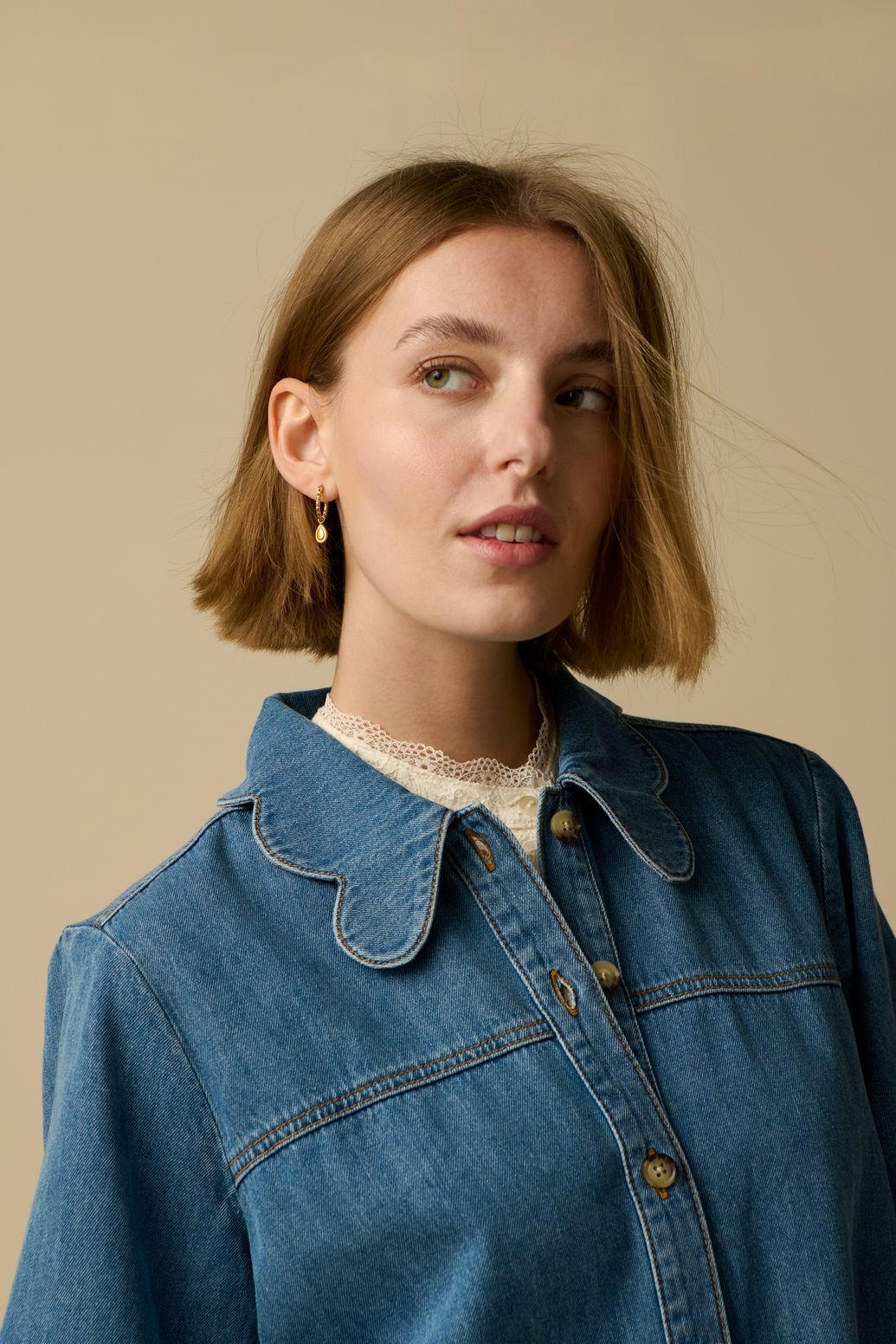 Robe en jean - bleu