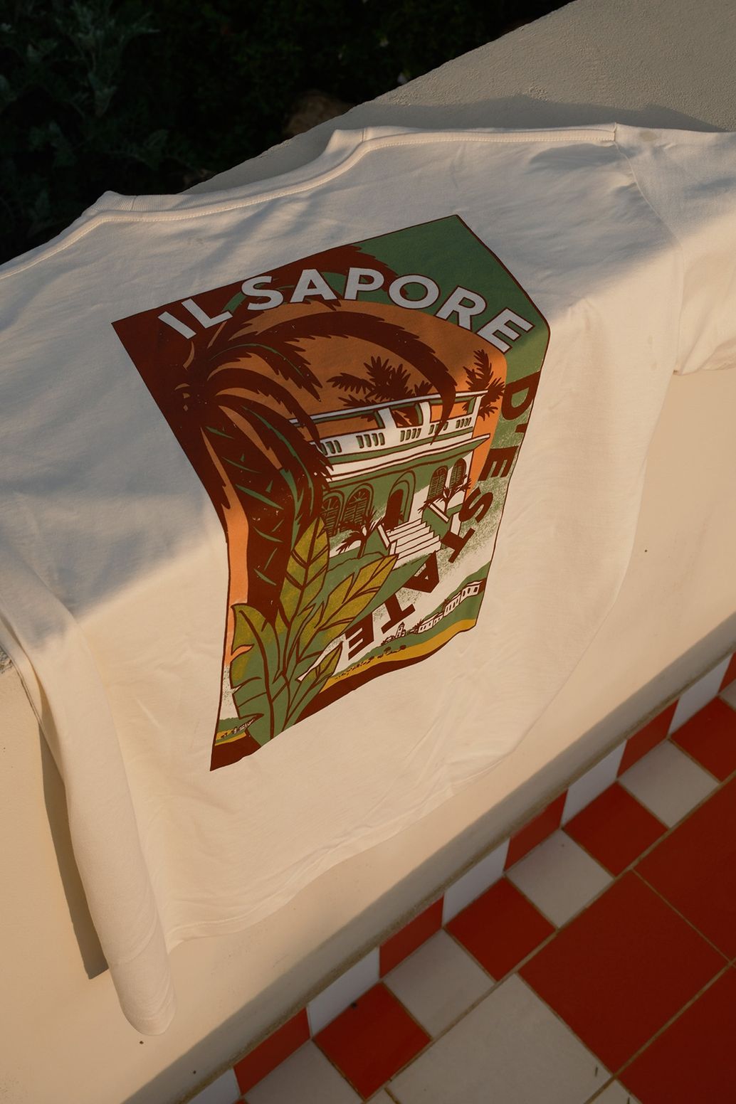 T-shirt avec illustration - blanc