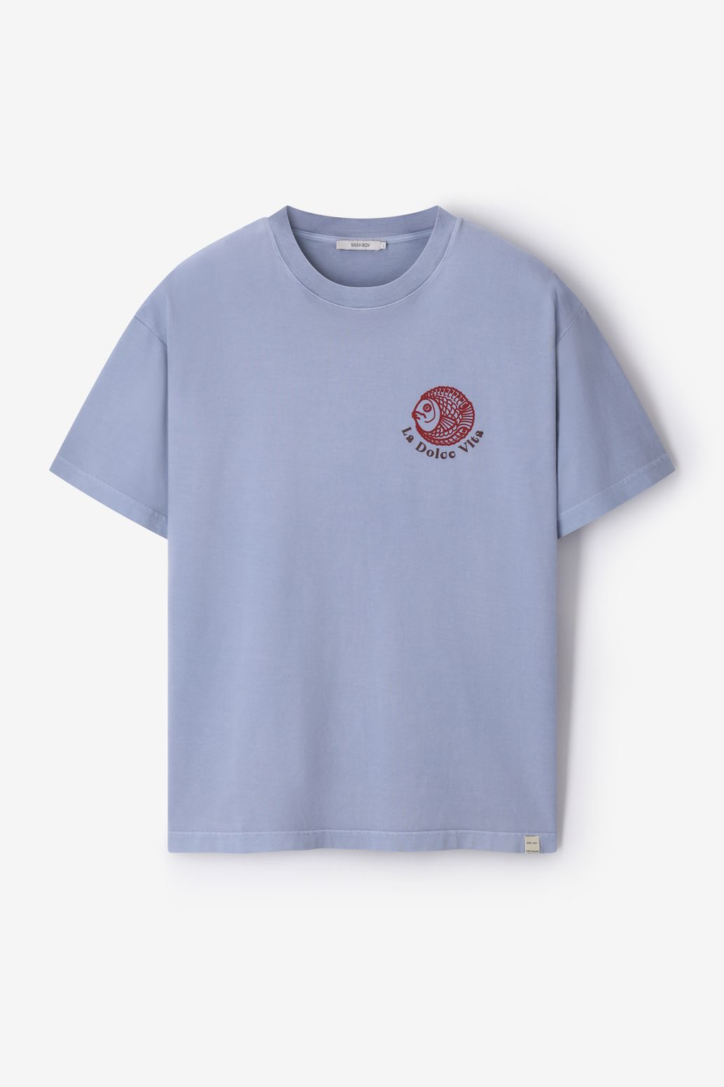 Blauw T-shirt met artwork