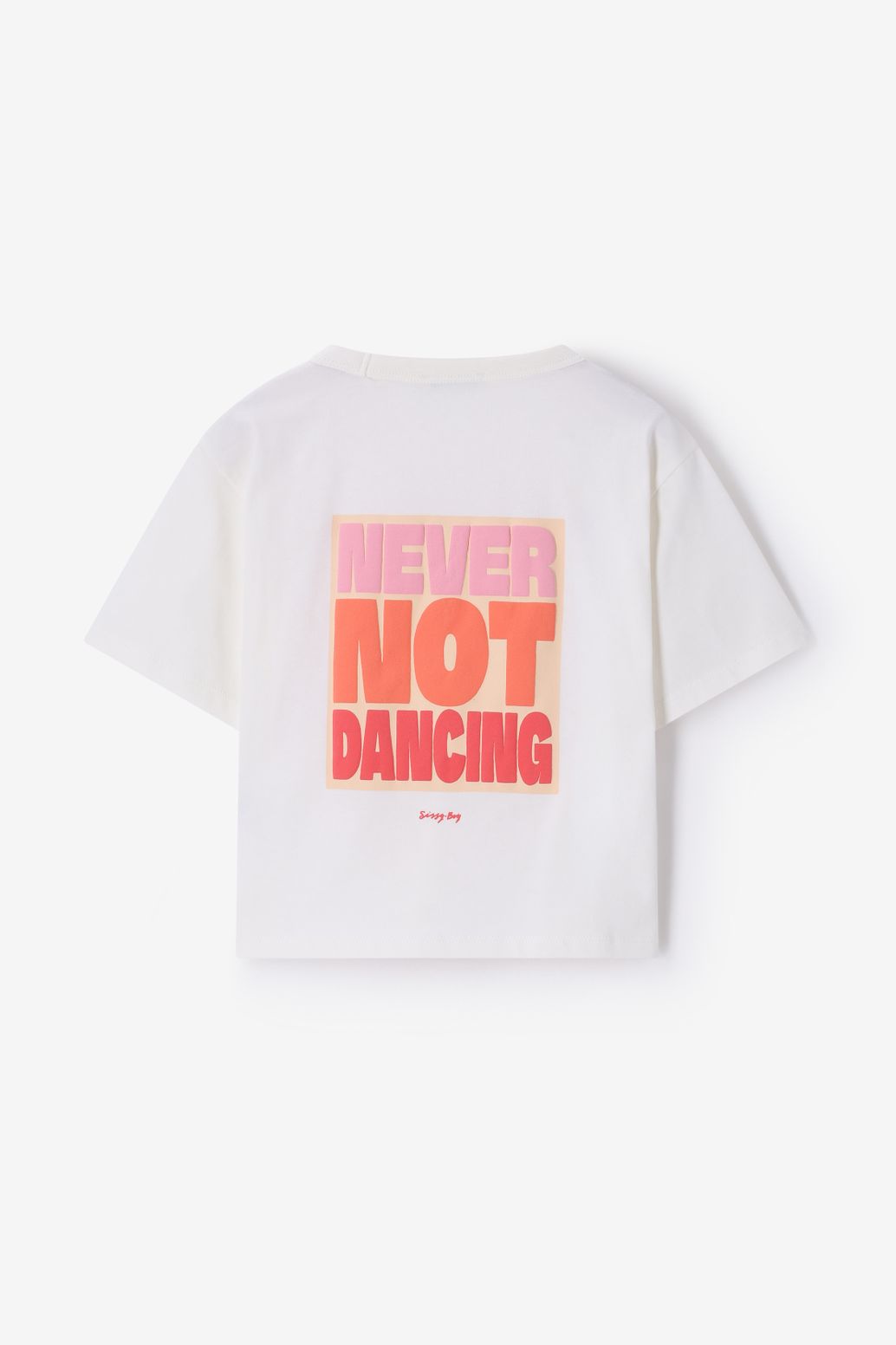 Wit T-shirt met artwork