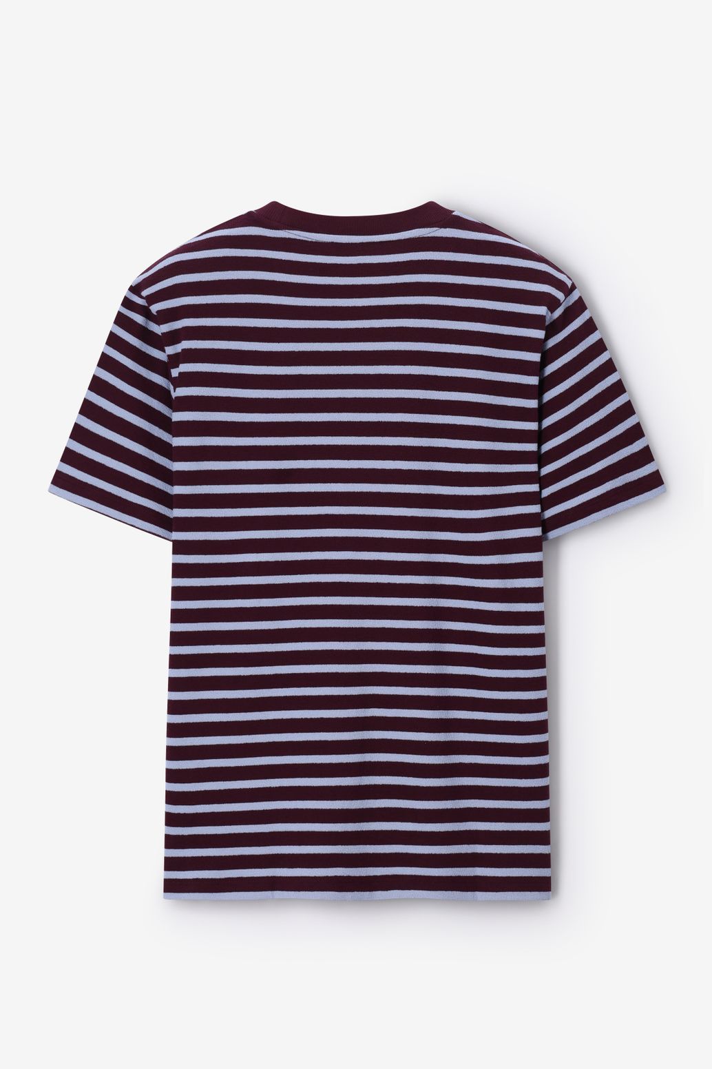 Donkerrood gestreept T-shirt