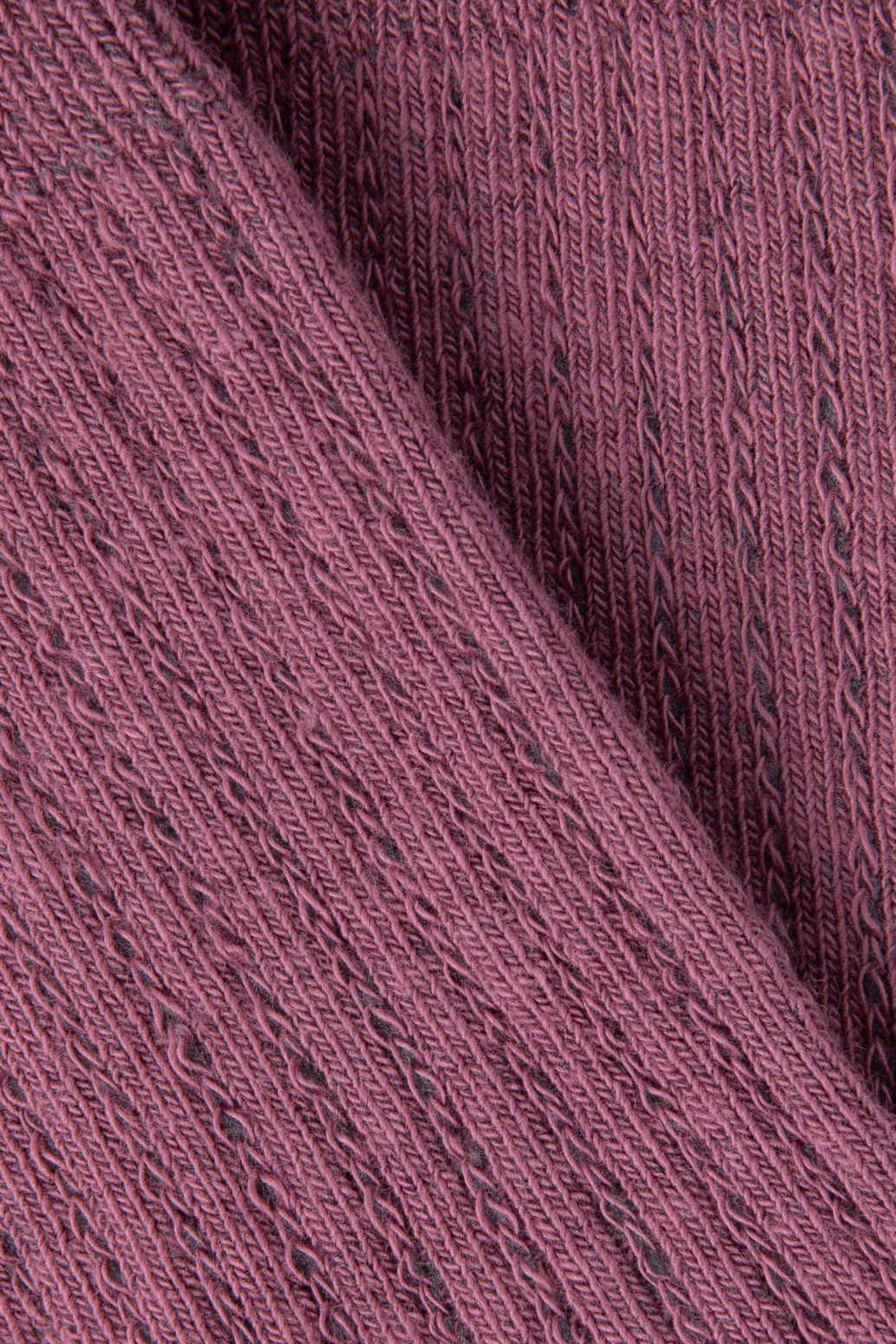 Paarse sokken met ruffles