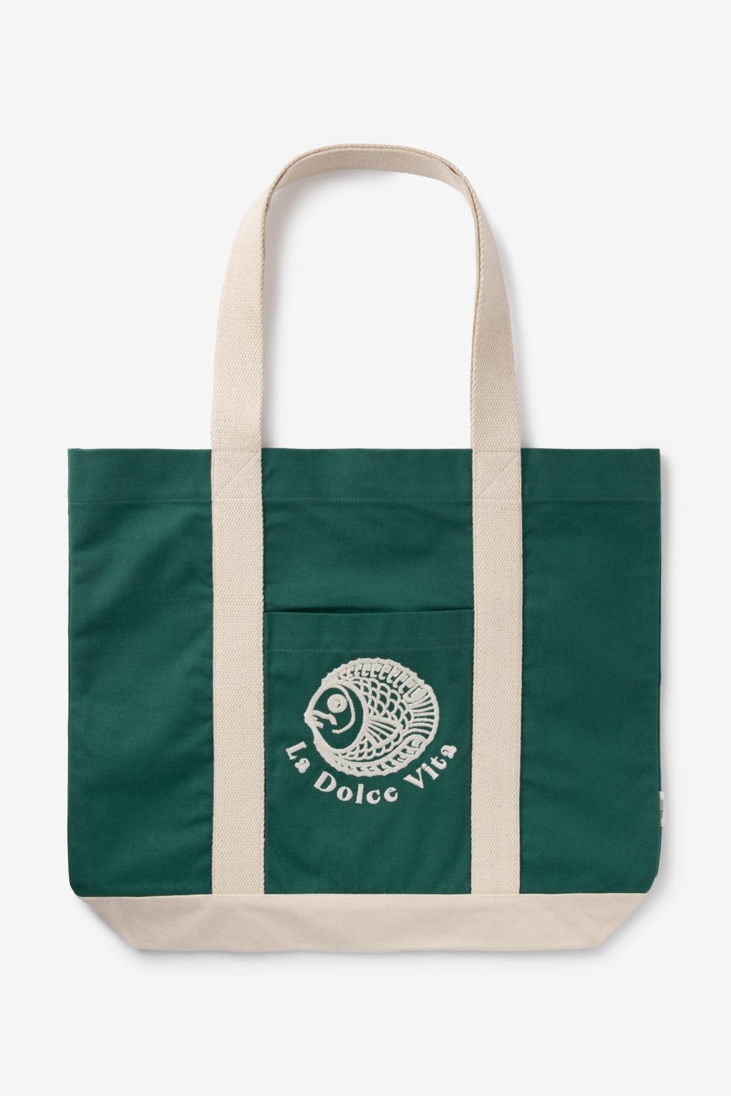 Canvas-Shopper - grün