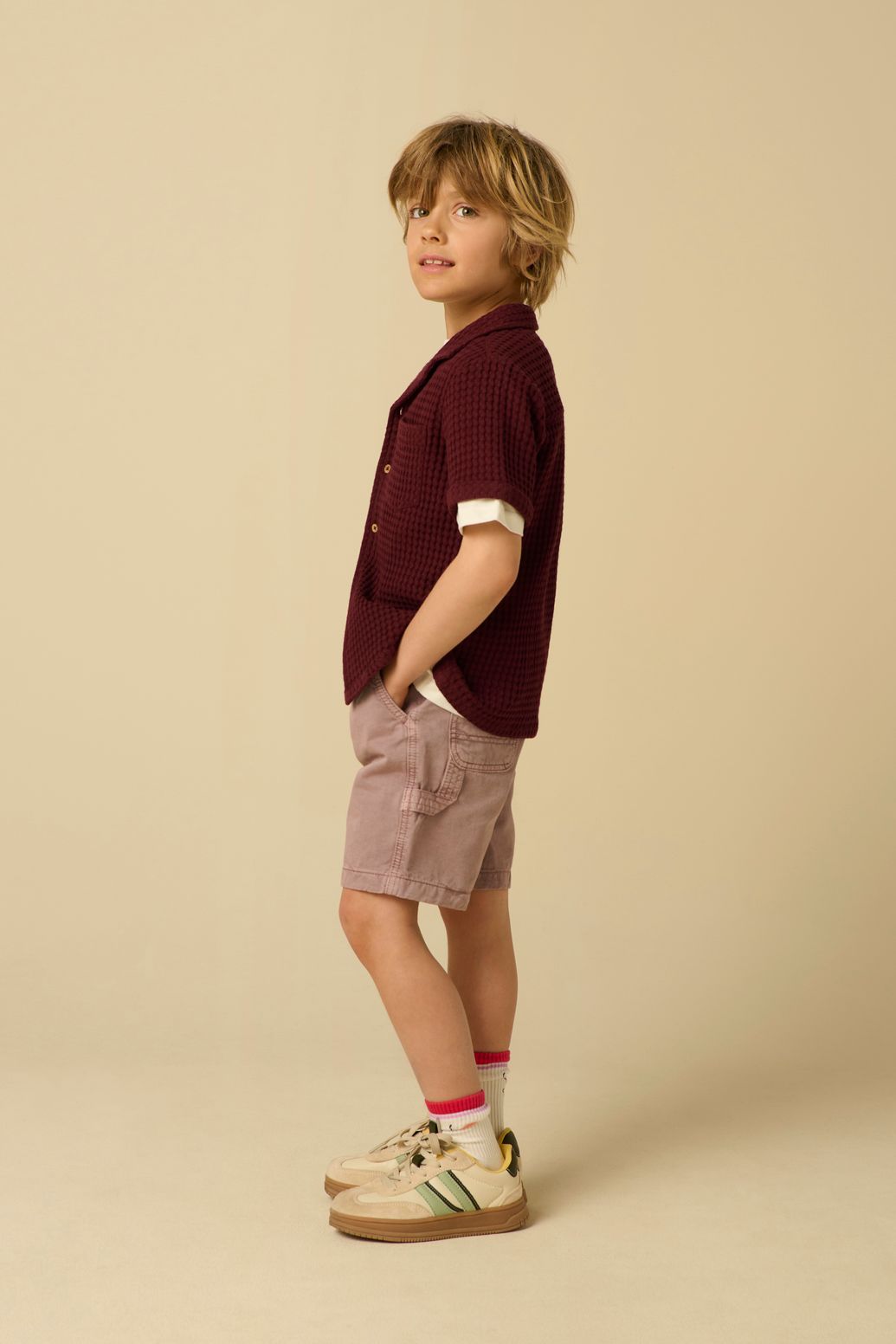 Short cargo - violet