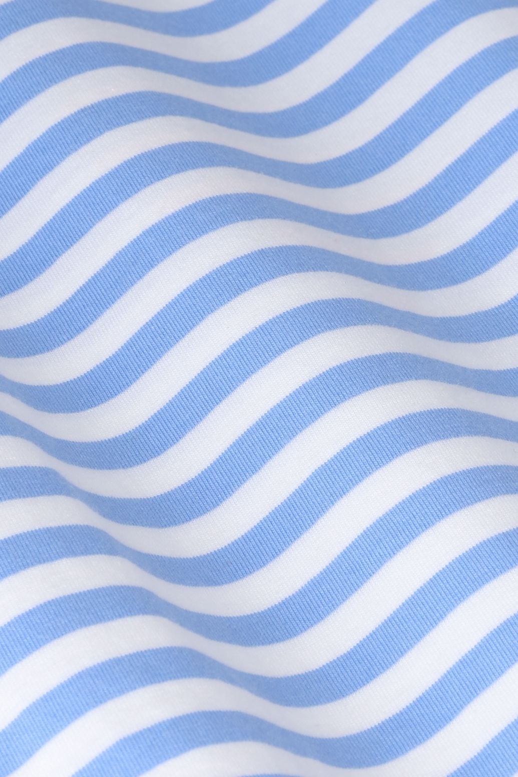T-shirt rayé avec illustration - bleu clair