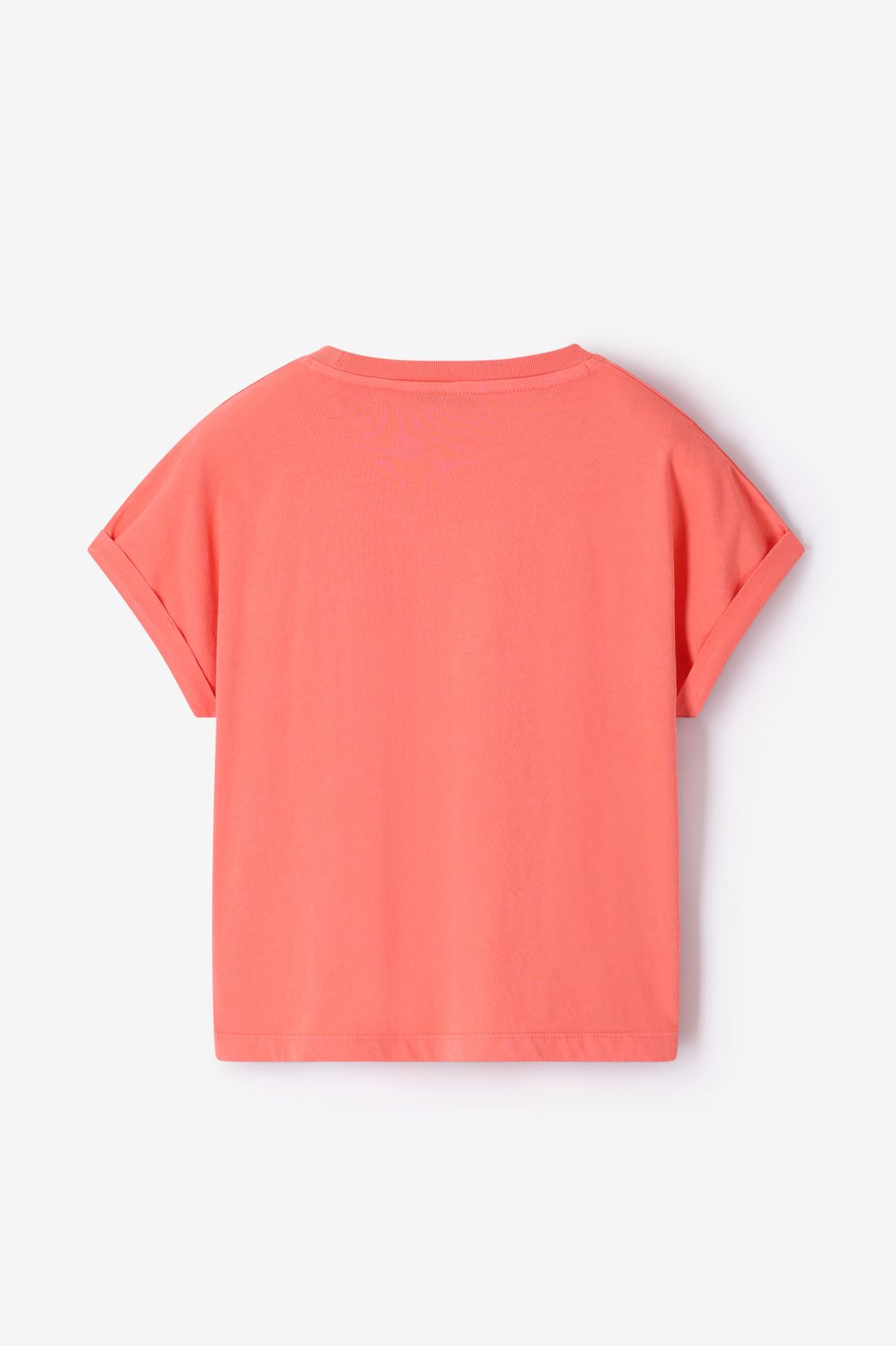 T-shirt boxy - rose
