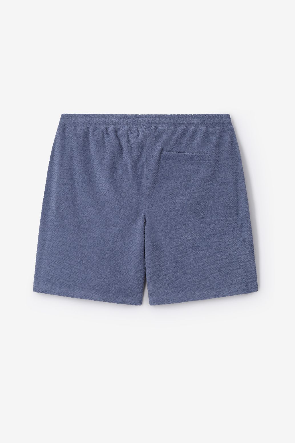 Short en tissu éponge - bleu foncé