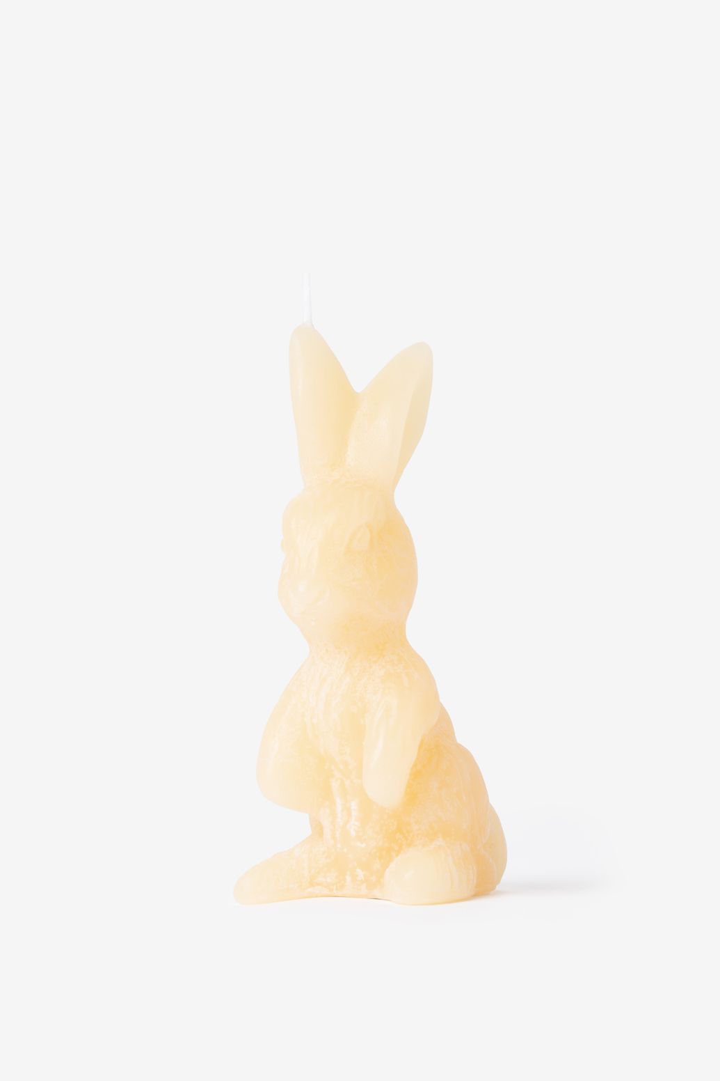 Bougie lapin - jaune clair