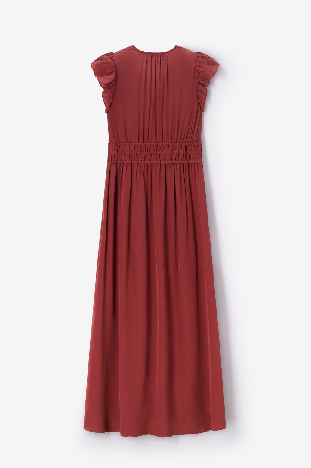 Maxi-Kleid - dunkelrot