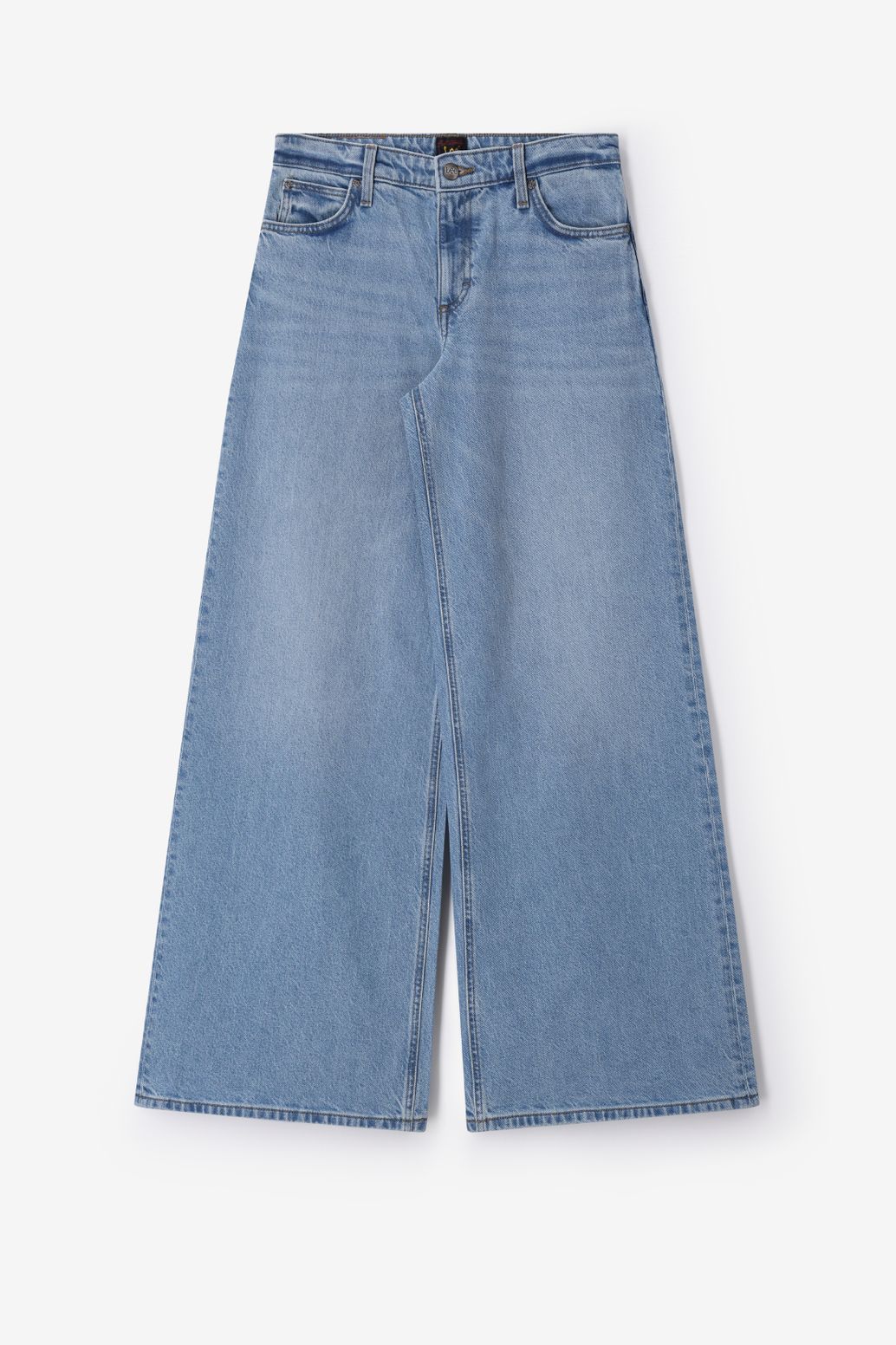 LEE Jean taille mi-haute jambes larges - bleu clair