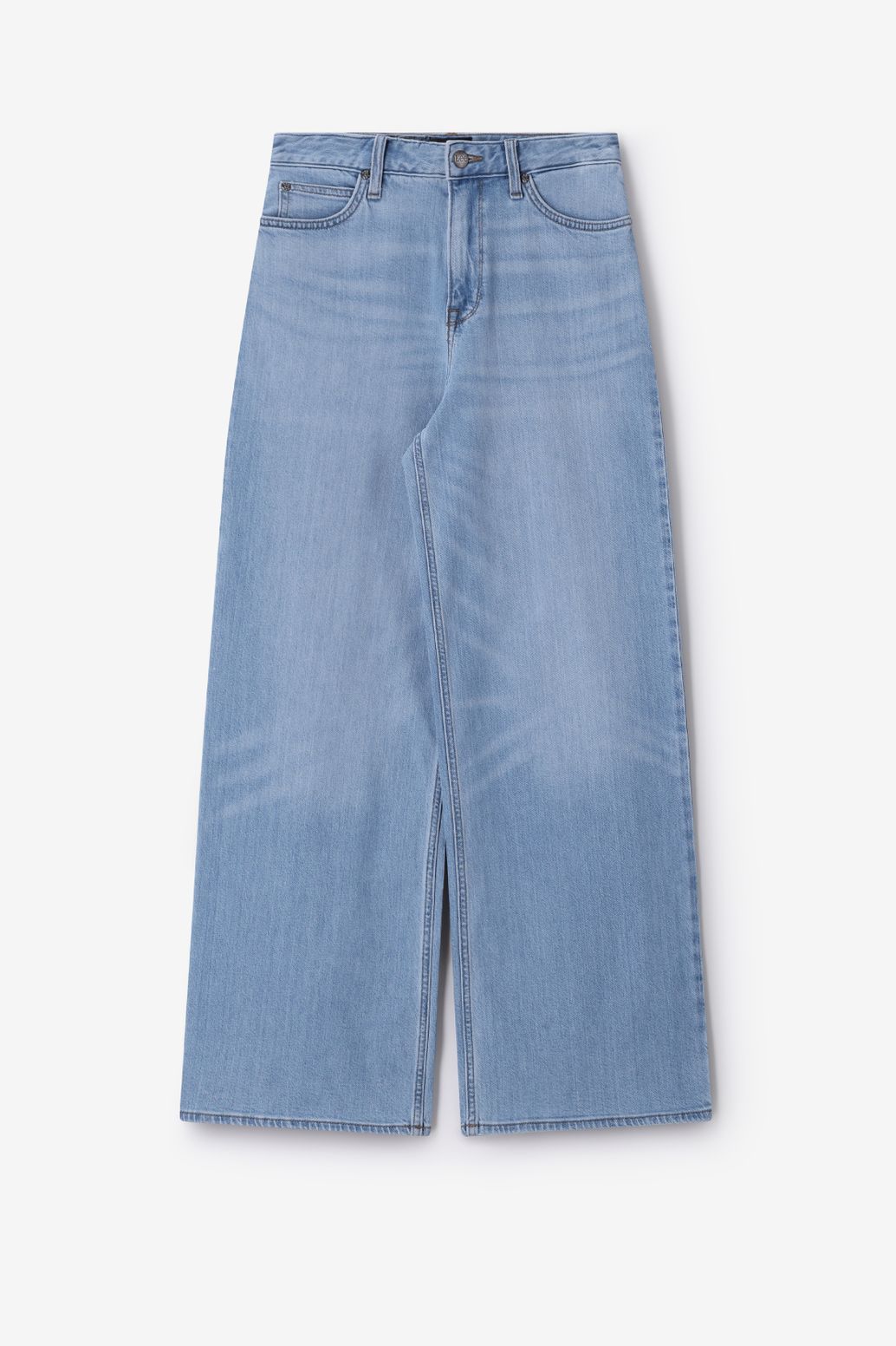 LEE Jean taille haute et jambes larges - bleu