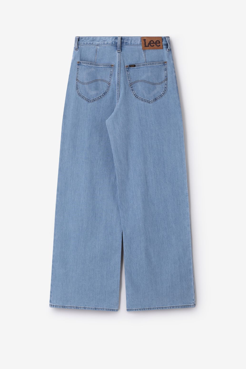 LEE Jean taille haute et jambes larges - bleu