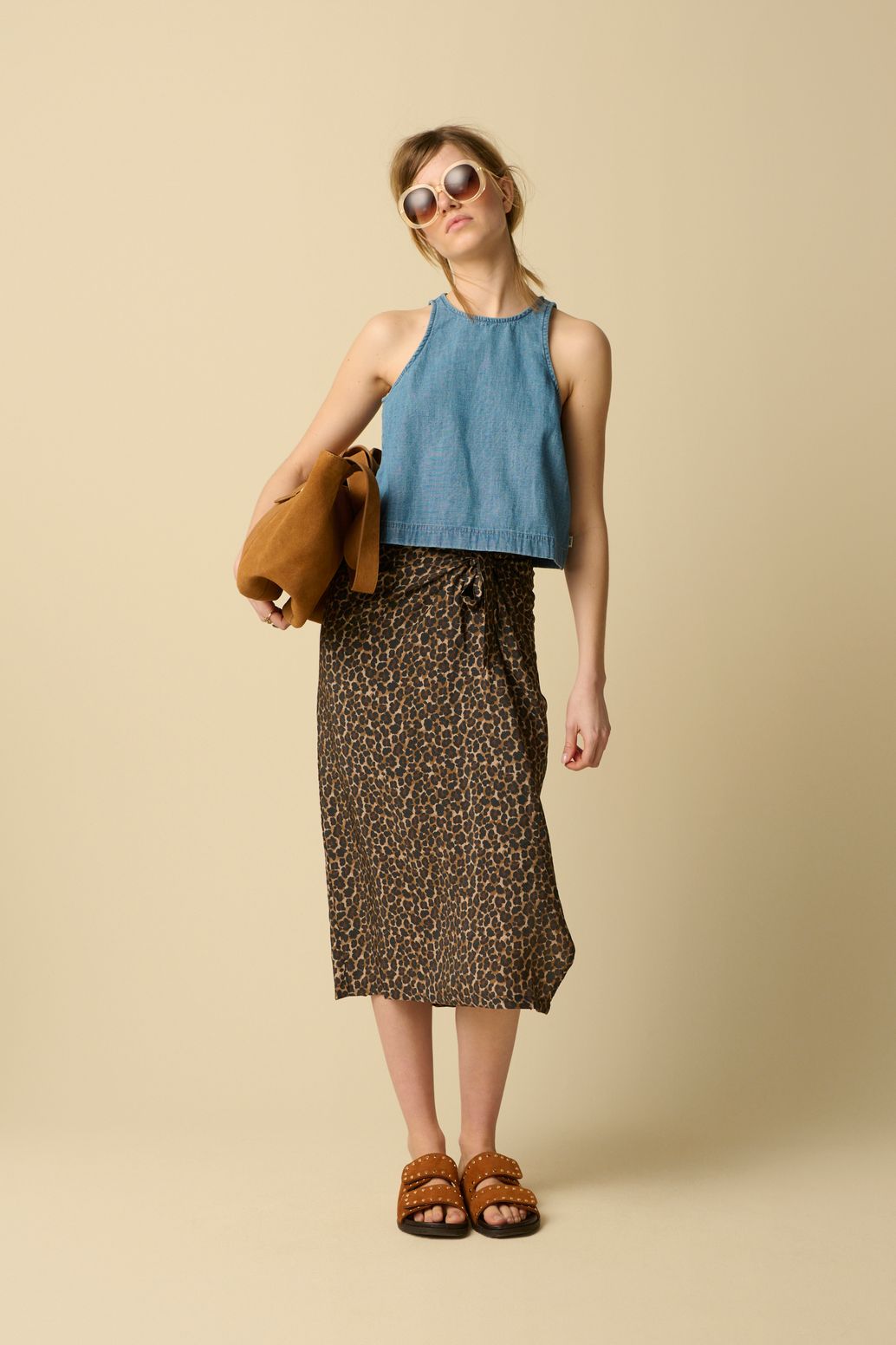 LEE lichtblauwe denim top