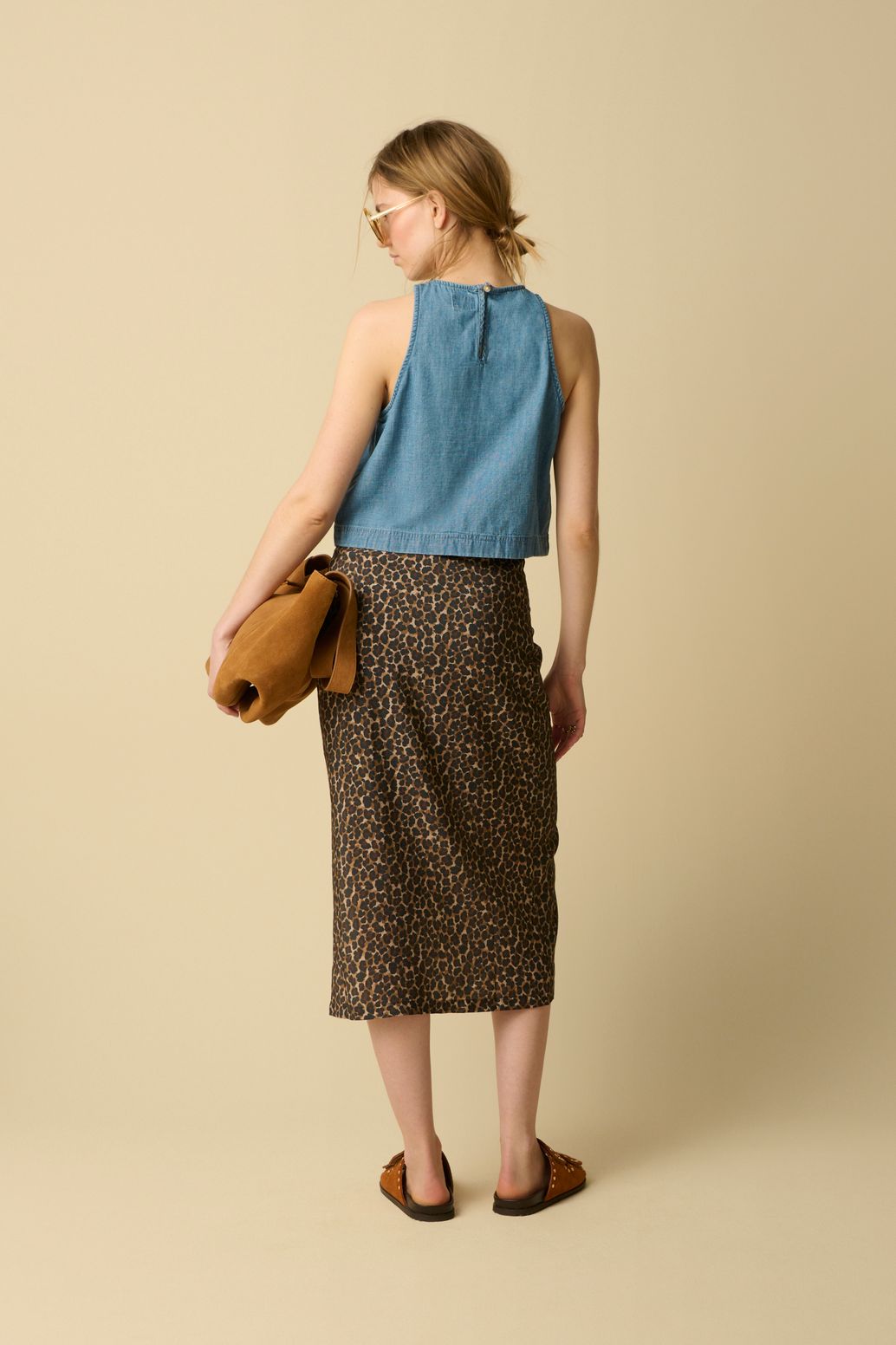 LEE lichtblauwe denim top