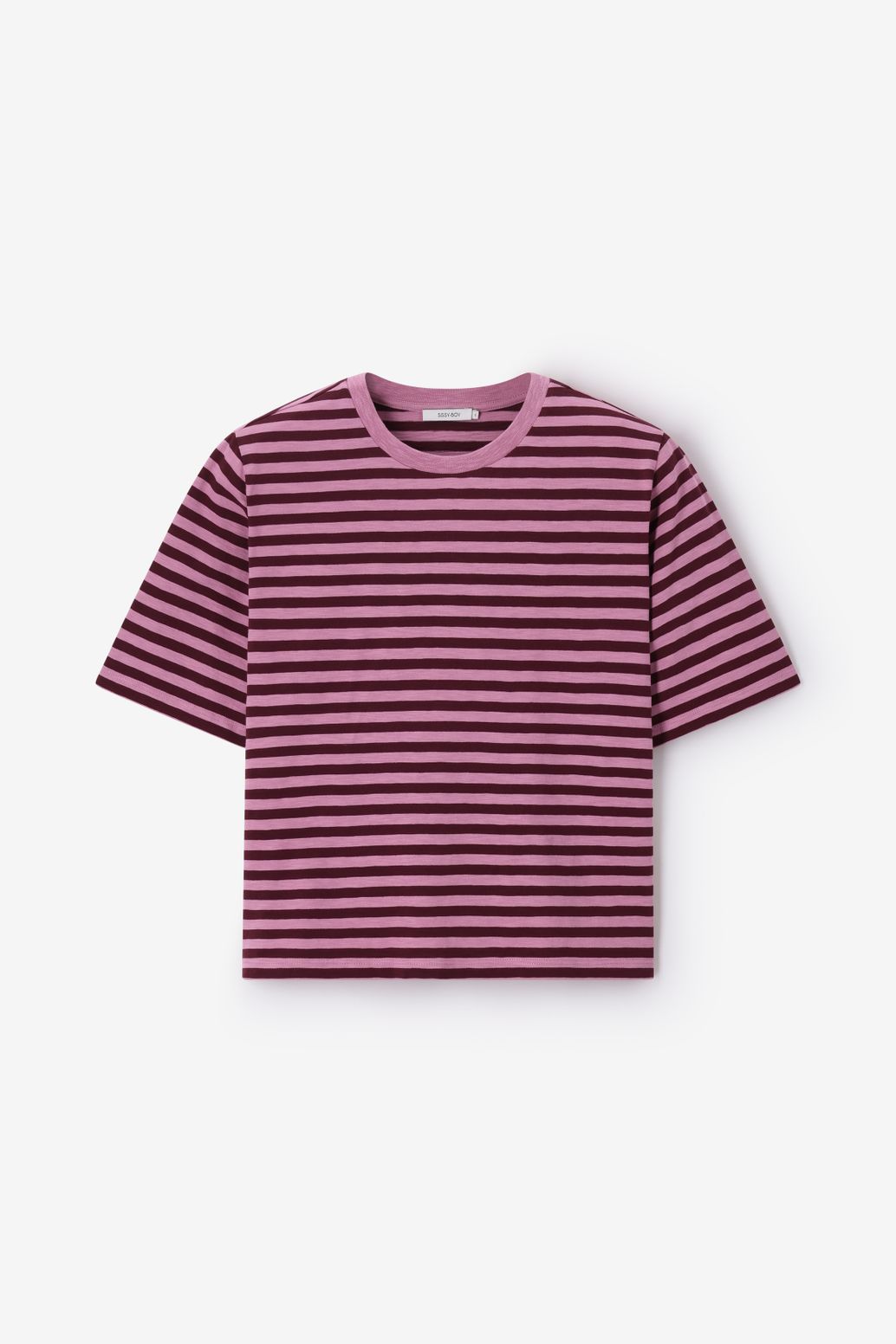 Gestreiftes T-Shirt - lila