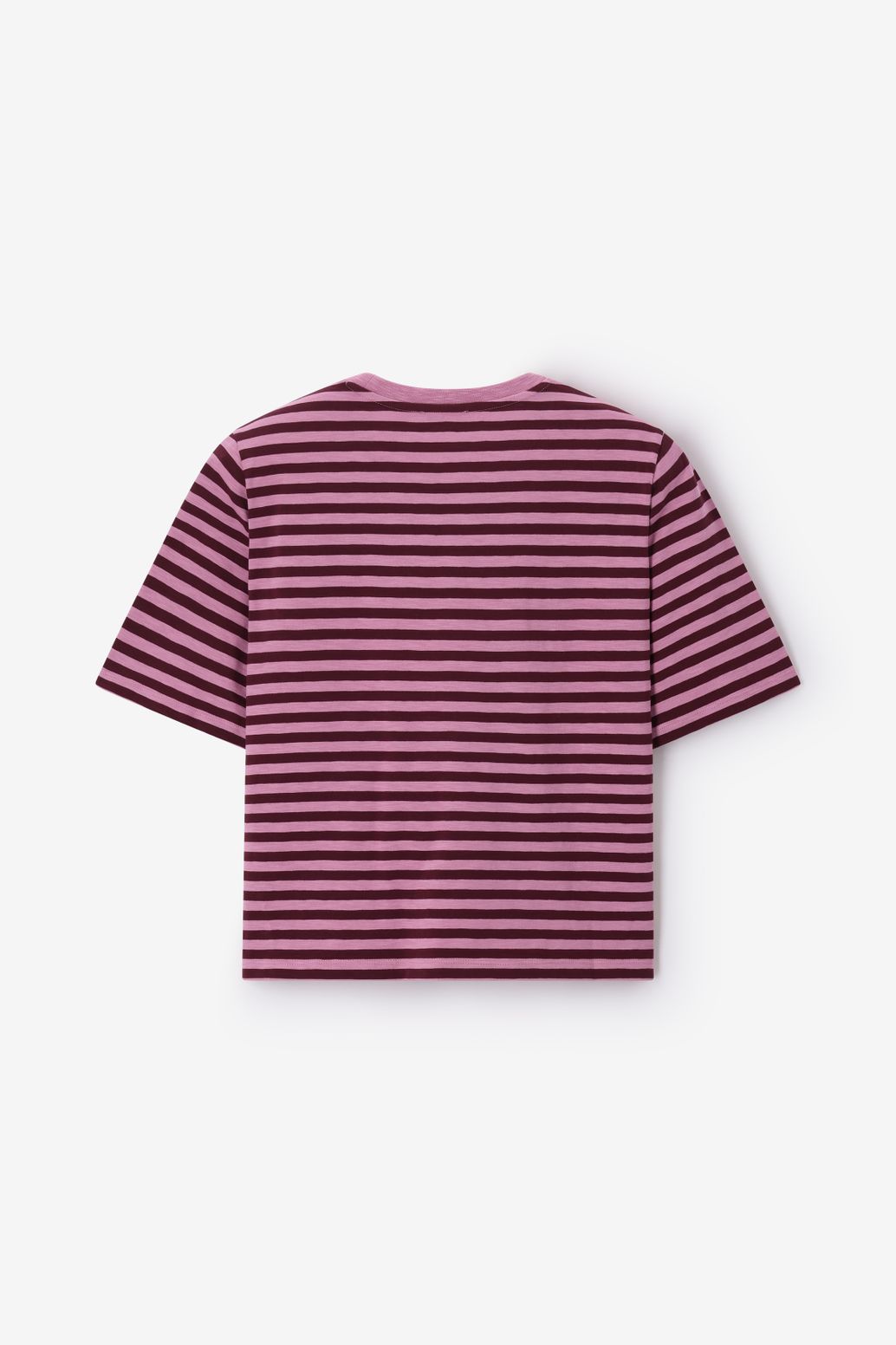 Gestreiftes T-Shirt - lila