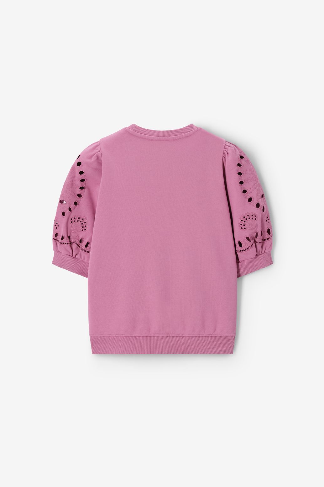 Sweat avec broderie - violet