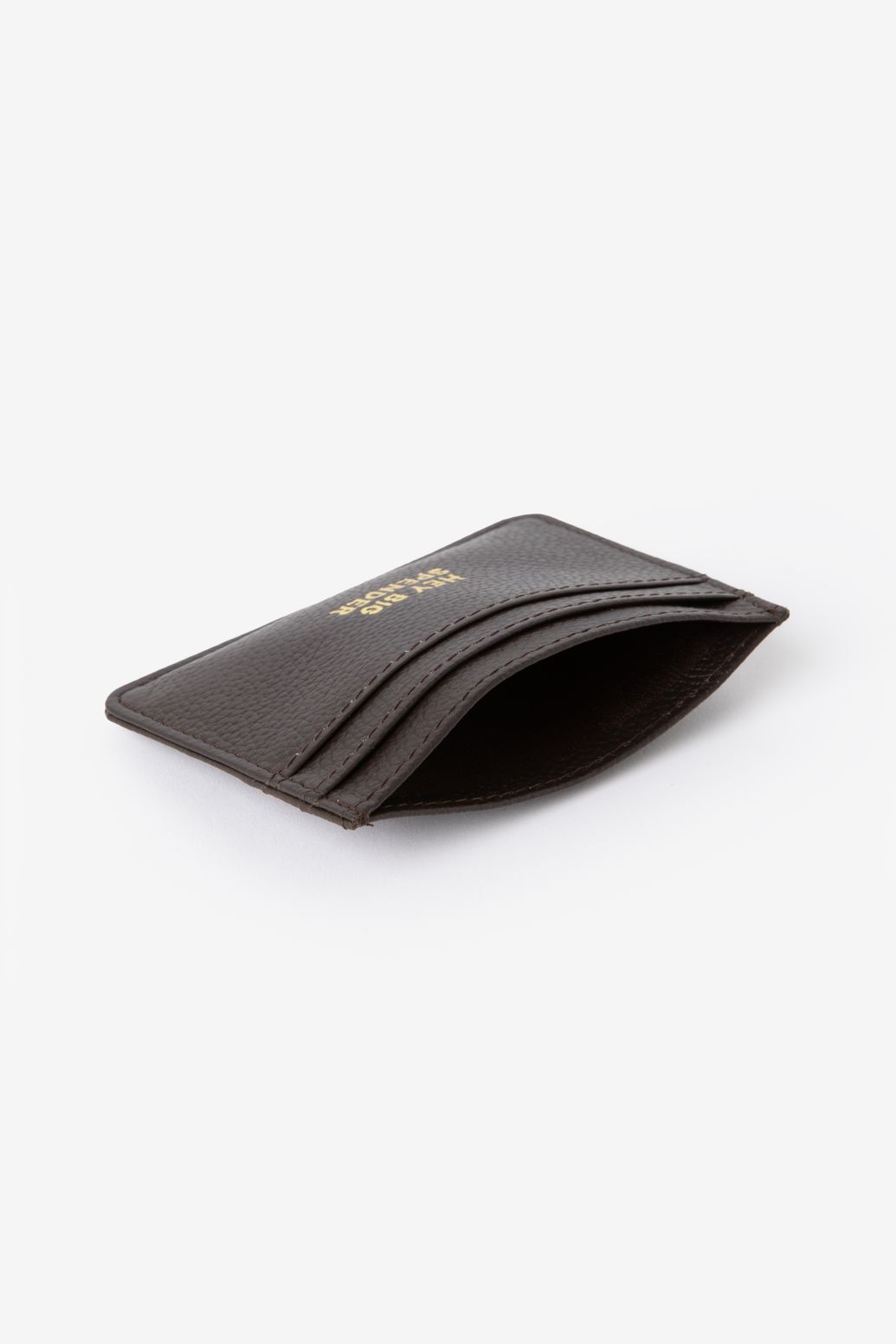 Porte-cartes en cuir - marron
