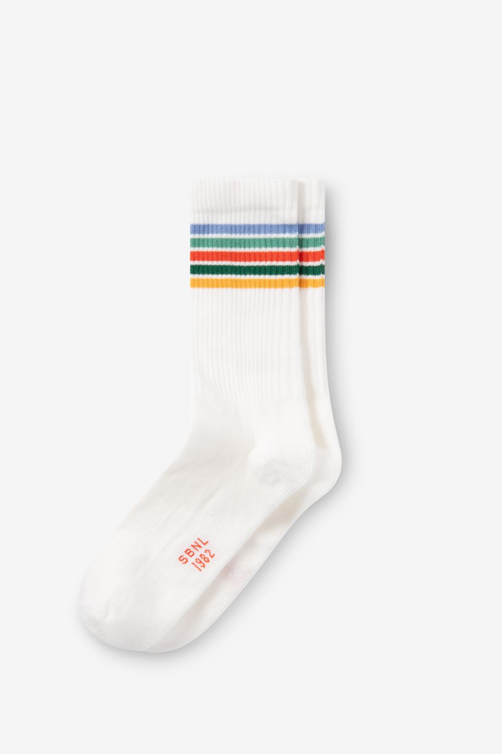 Multicolour gestreepte sokken