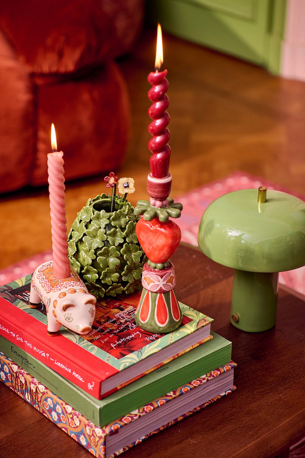 Groene Cupola tafellamp