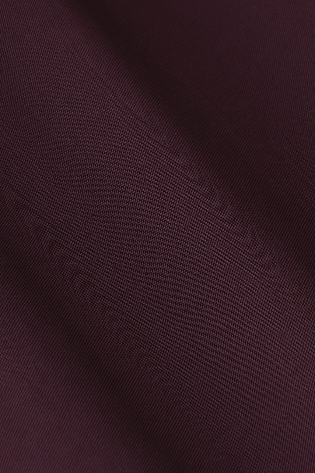 Pantalon taille haute et jambes larges - marron foncé