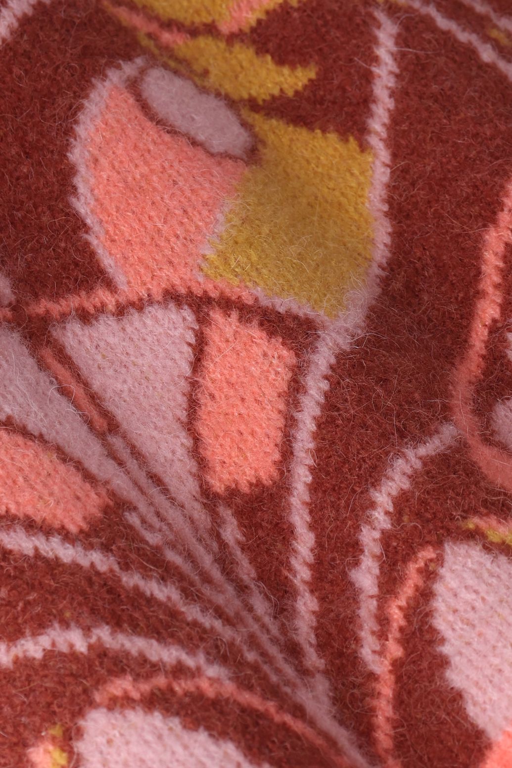 Donkeroranje trui met print