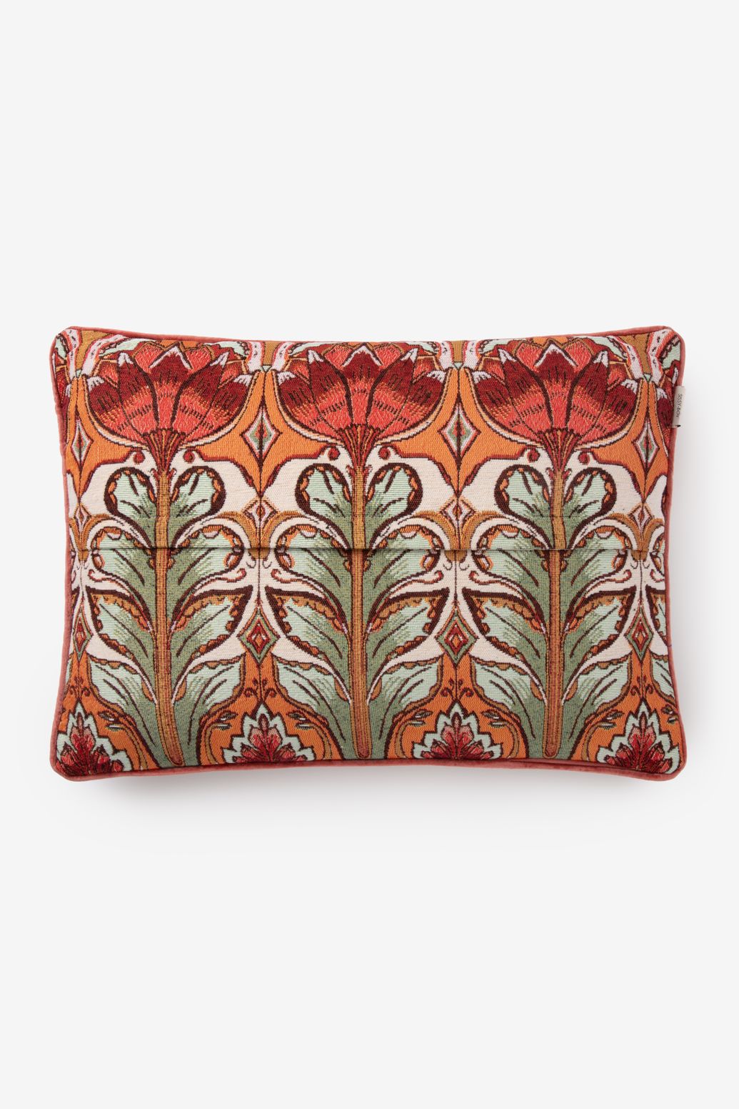 Multicolour kussen met bloemendessin