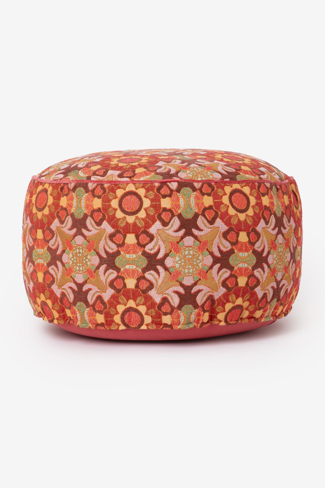 Pouf avec imprimé mosaïque - multicolore