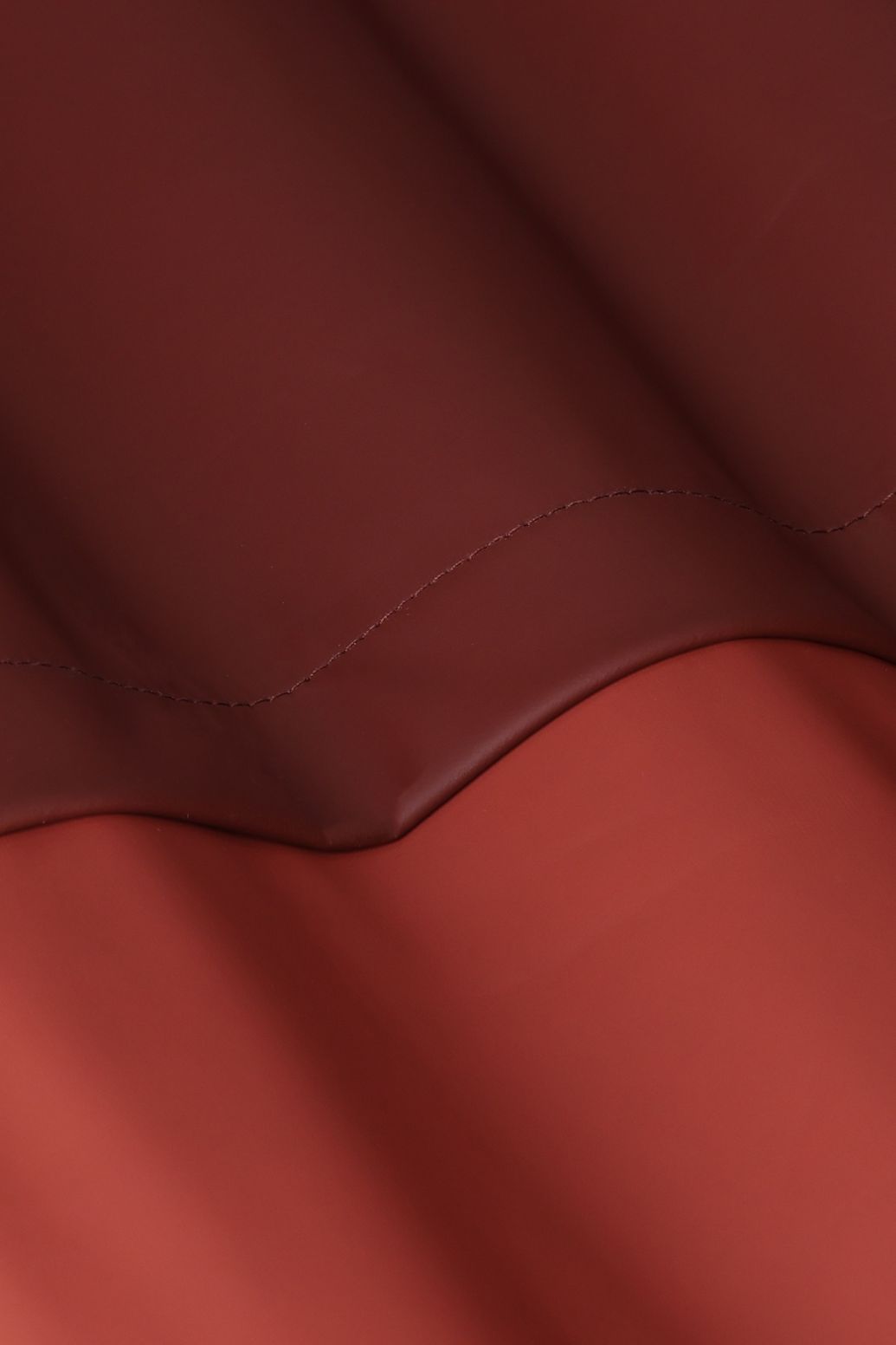 Imperméable technique color block - marron foncé