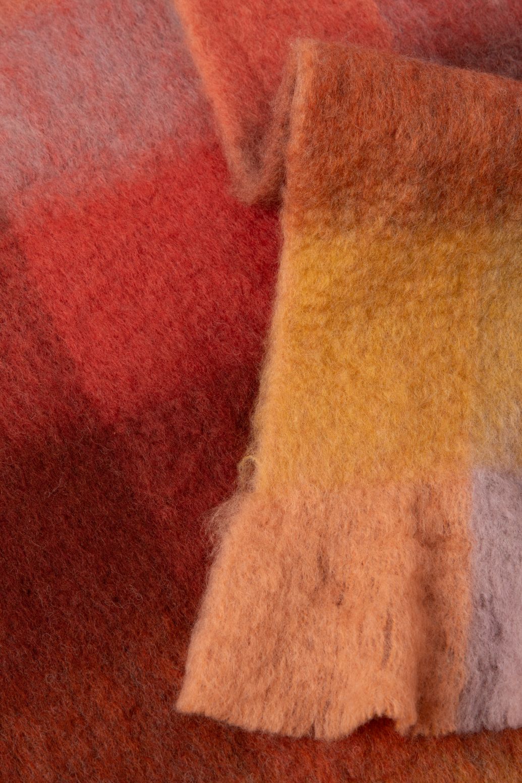 Multicolour geruite sprei (130x180 cm)