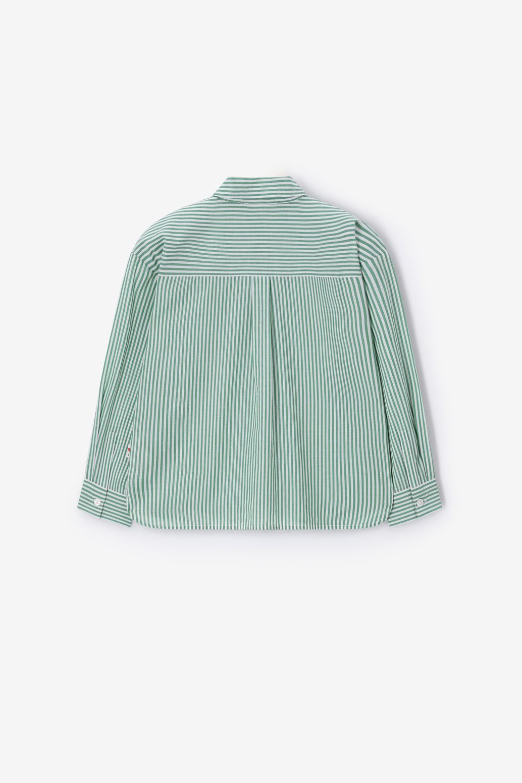 Groene gestreepte blouse