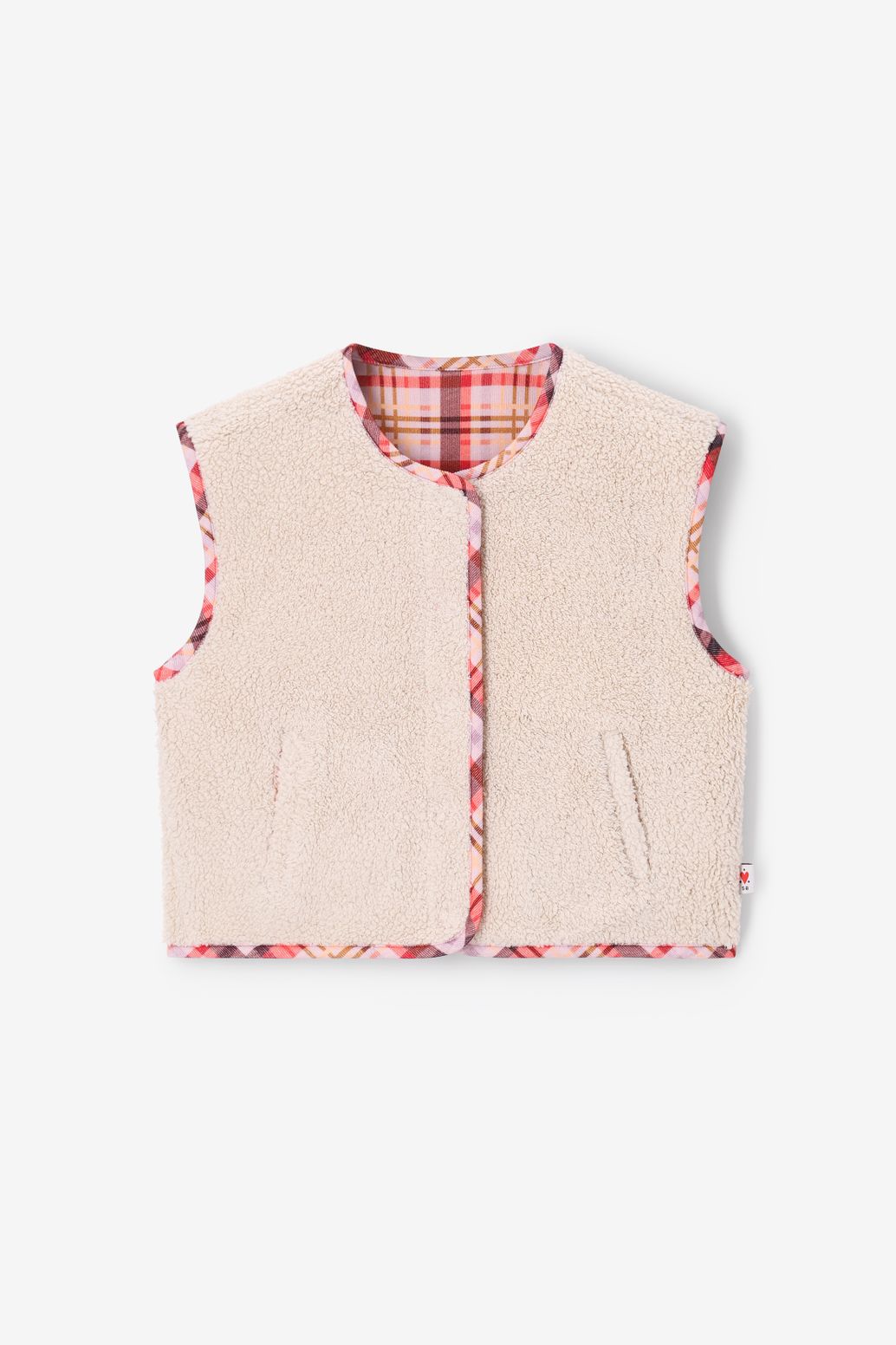 Gilet sans manches réversible - violet clair