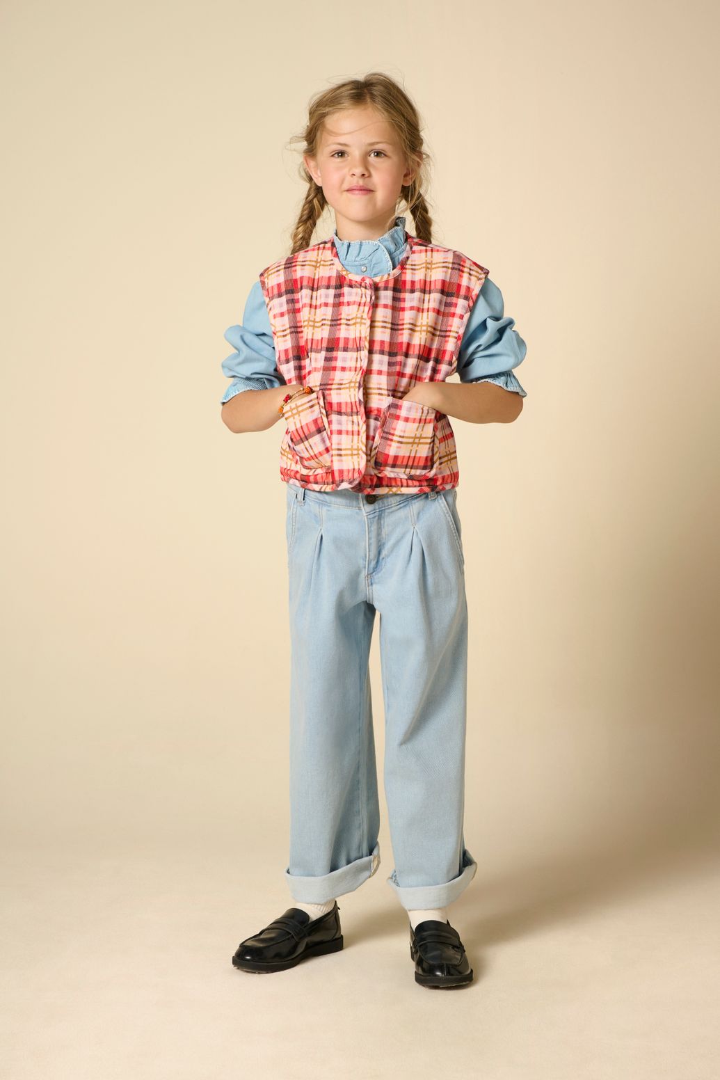 Gilet sans manches réversible - violet clair