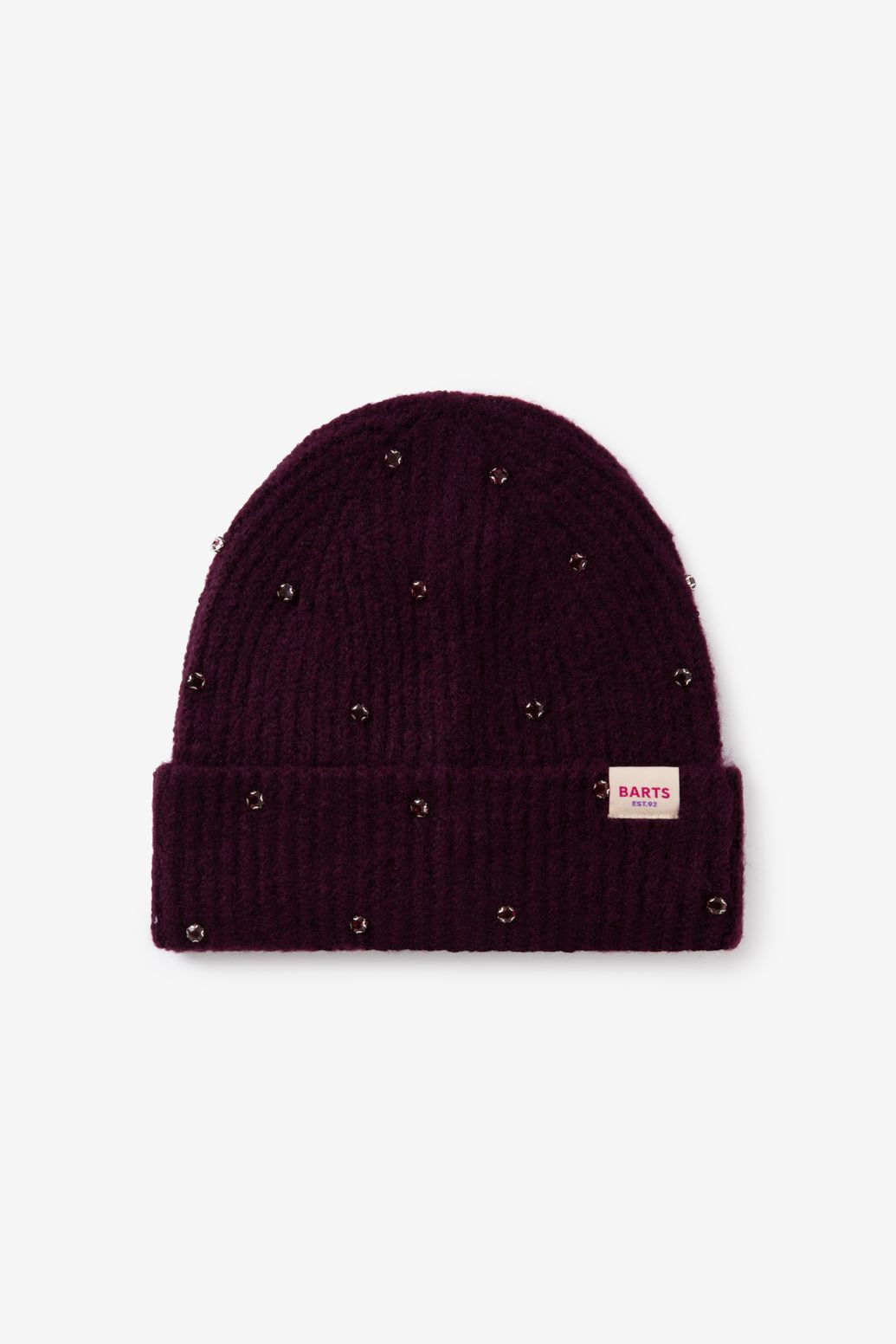 BARTS donkerpaarse beanie