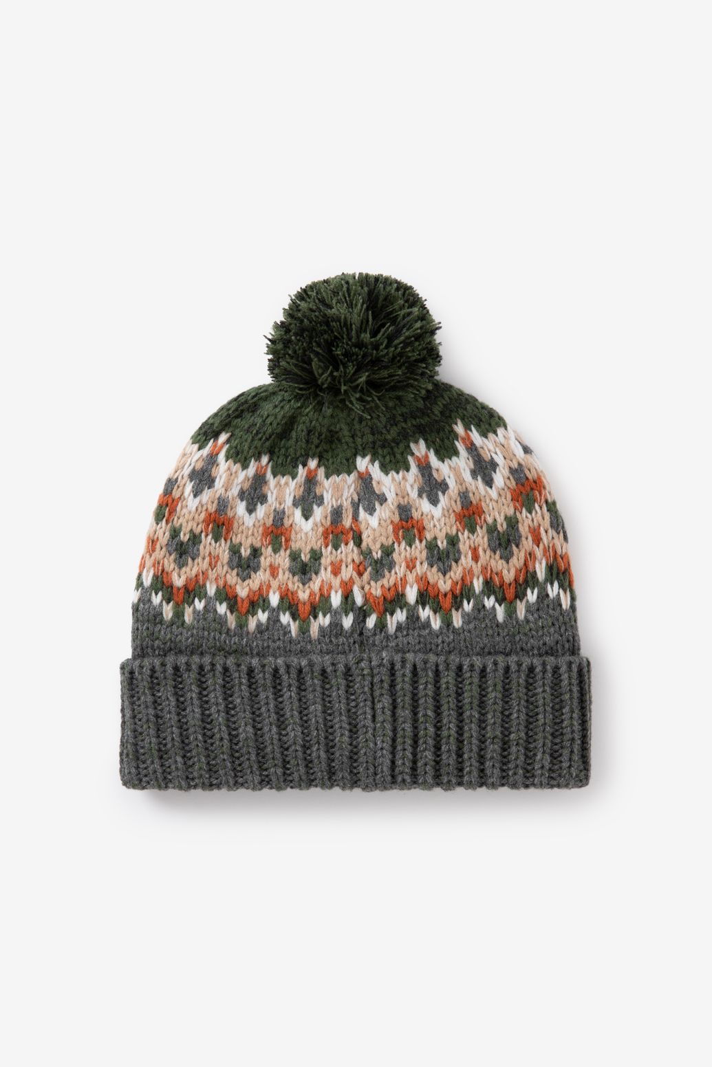 BARTS grijze beanie met pompom