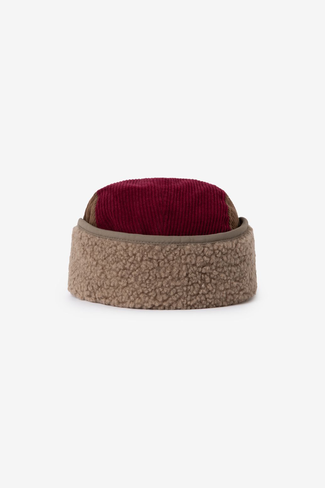 BARTS lichtbruine corduroy pet met colourblock