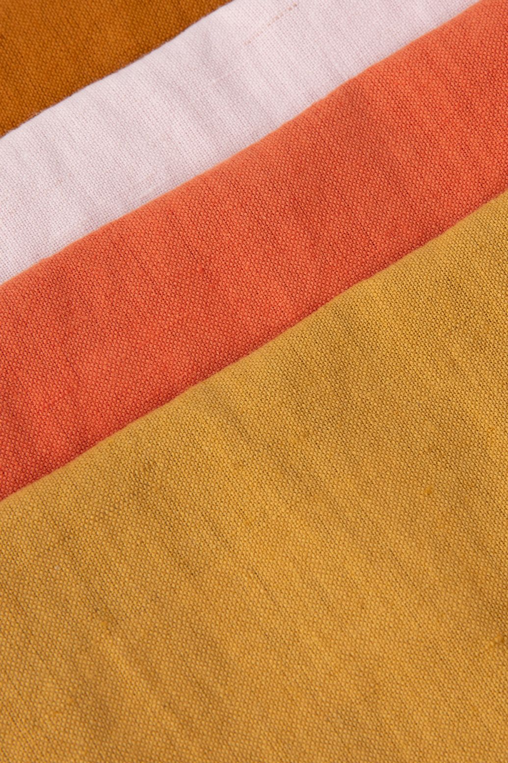 Lot de 4 serviettes avec cœur - multicolore