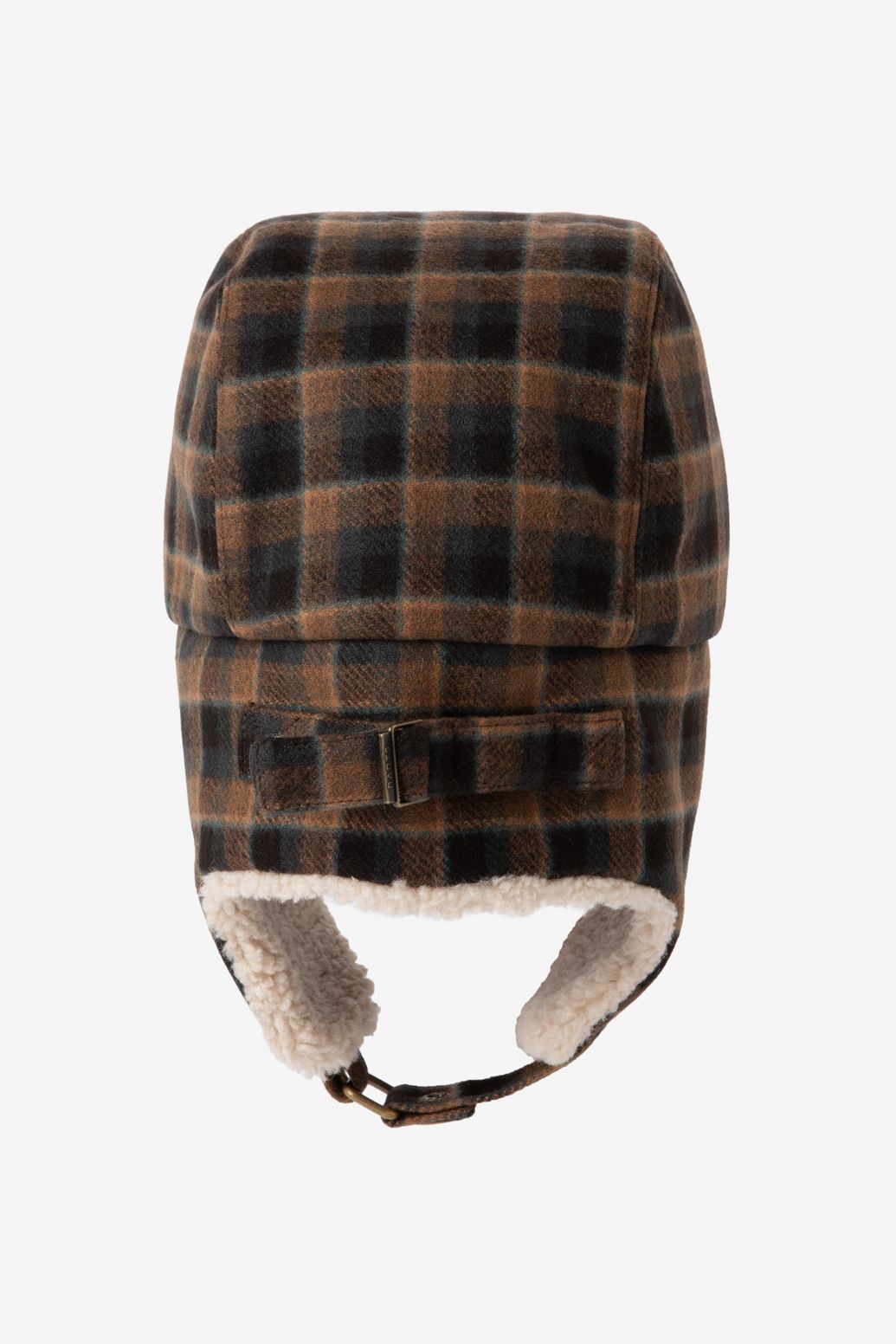 Bonnet aviateur duveteux - noir