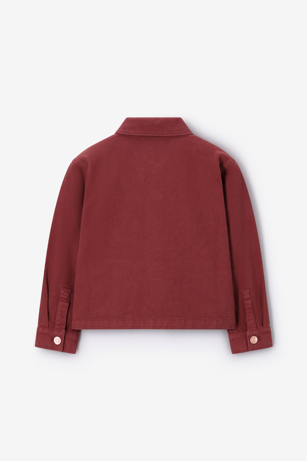 Veste avec poches plaquées - rouge foncé