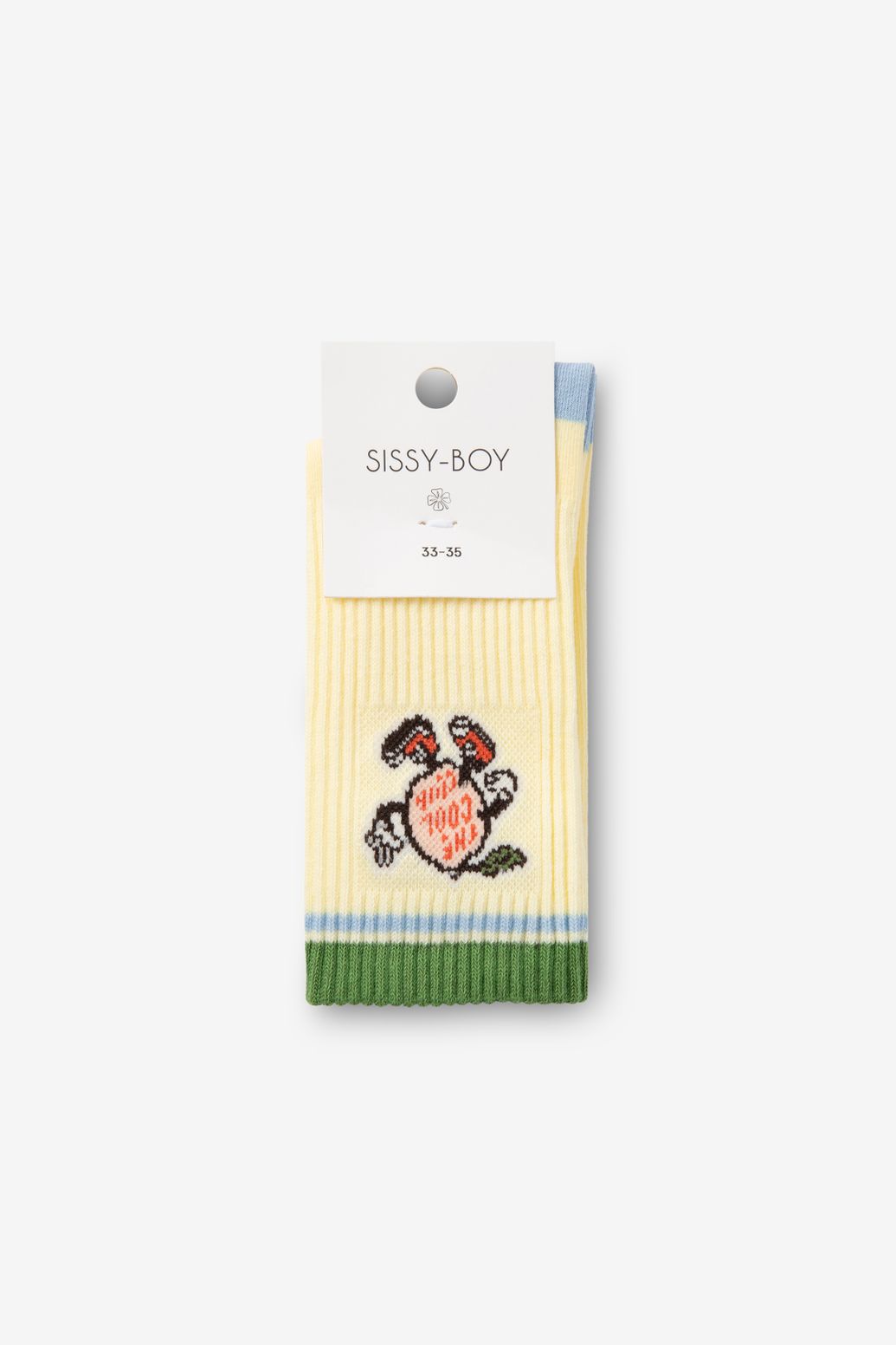 Socken mit Zitronen-Detail - gelb