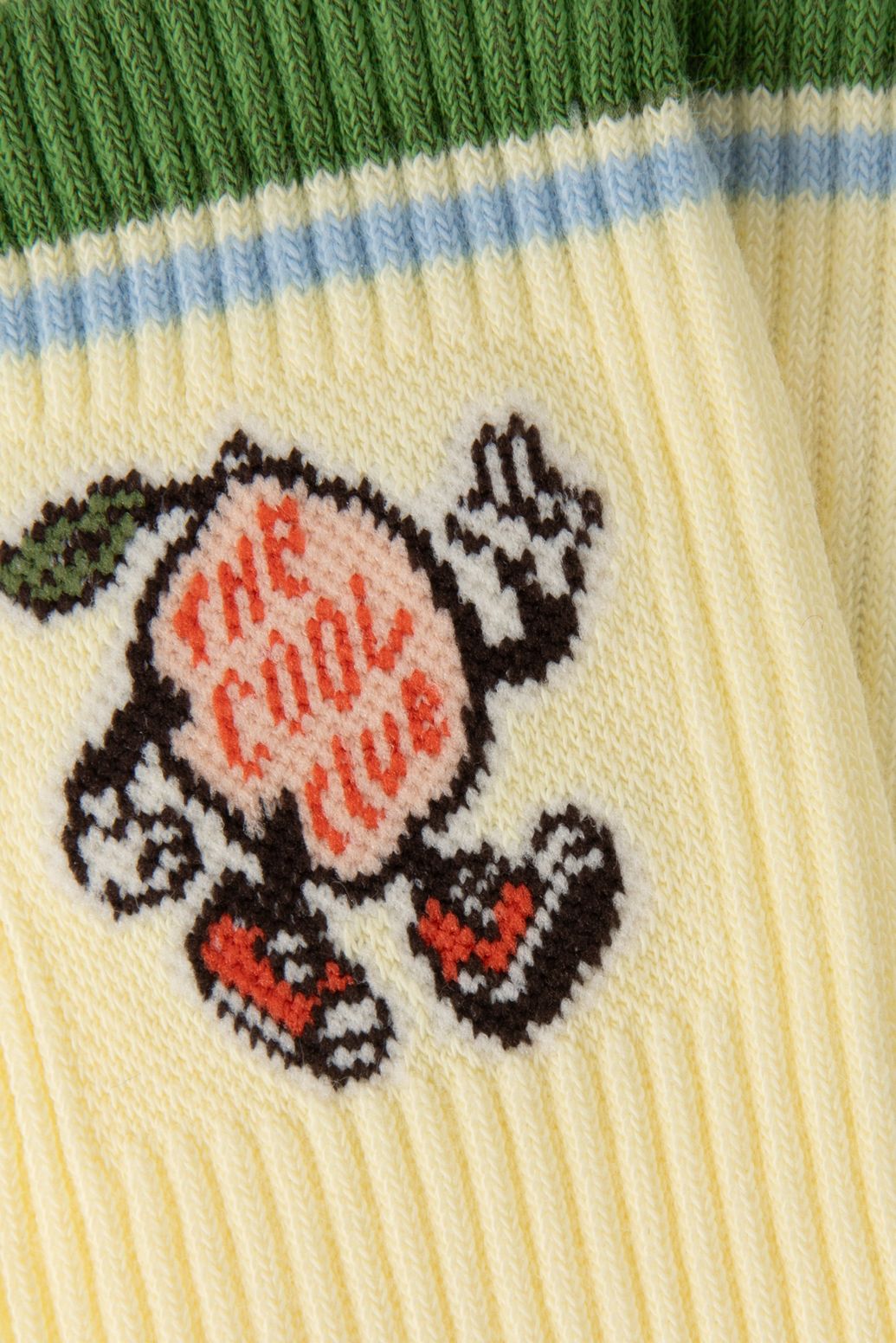 Socken mit Zitronen-Detail - gelb